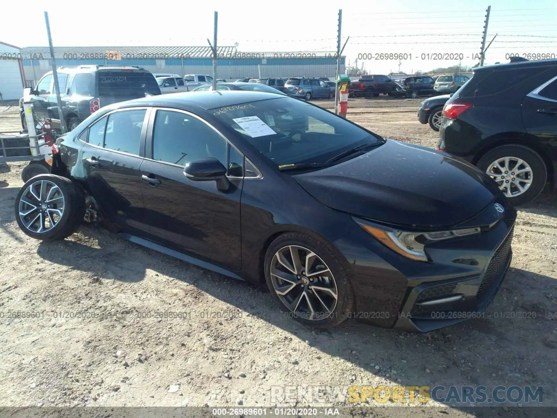 1 Photograph of a damaged car 5YFS4RCE7LP020863 TOYOTA COROLLA 2020