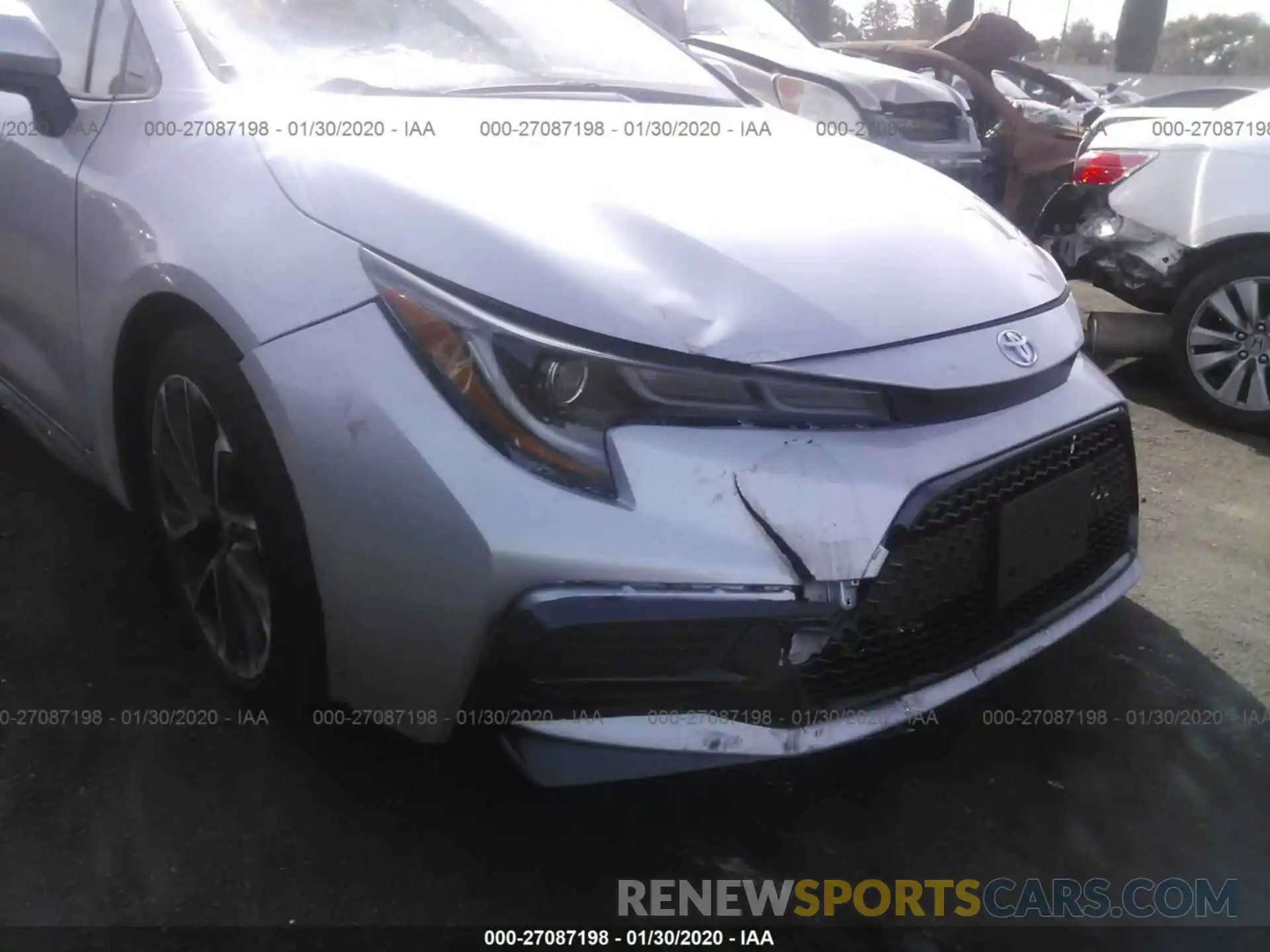 6 Photograph of a damaged car 5YFS4RCE7LP021852 TOYOTA COROLLA 2020