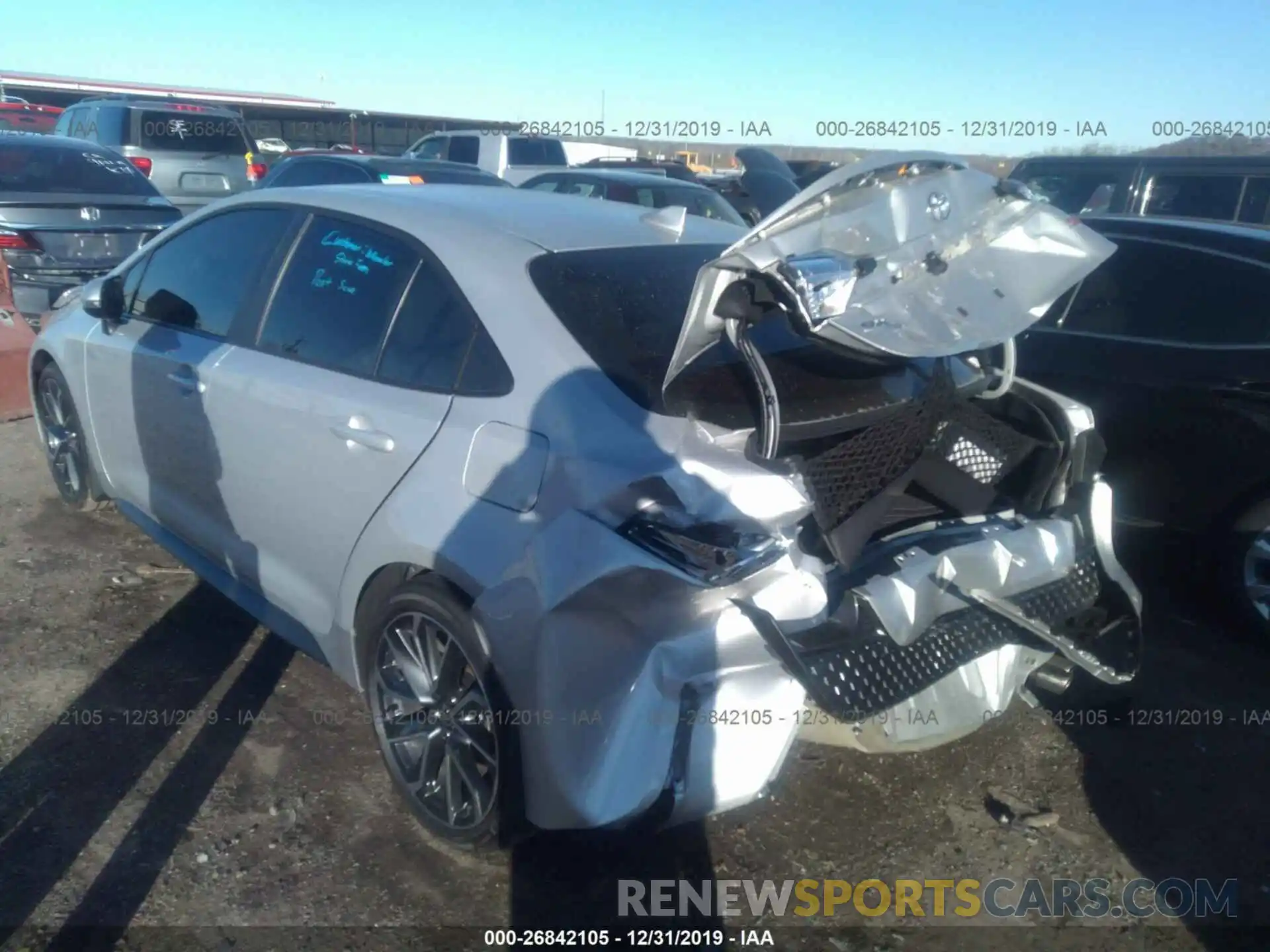 3 Photograph of a damaged car 5YFS4RCE7LP022080 TOYOTA COROLLA 2020