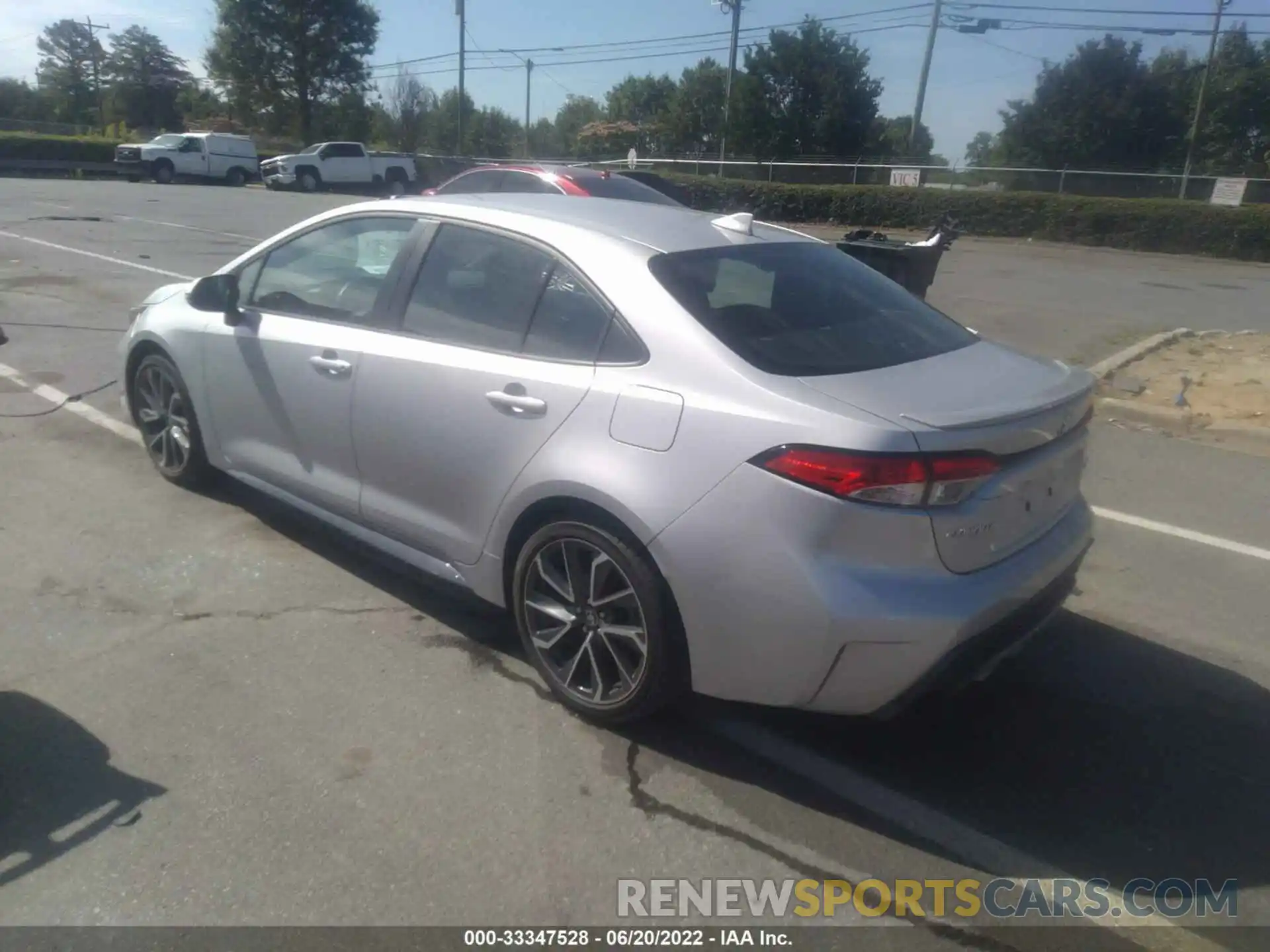 3 Photograph of a damaged car 5YFS4RCE7LP023617 TOYOTA COROLLA 2020