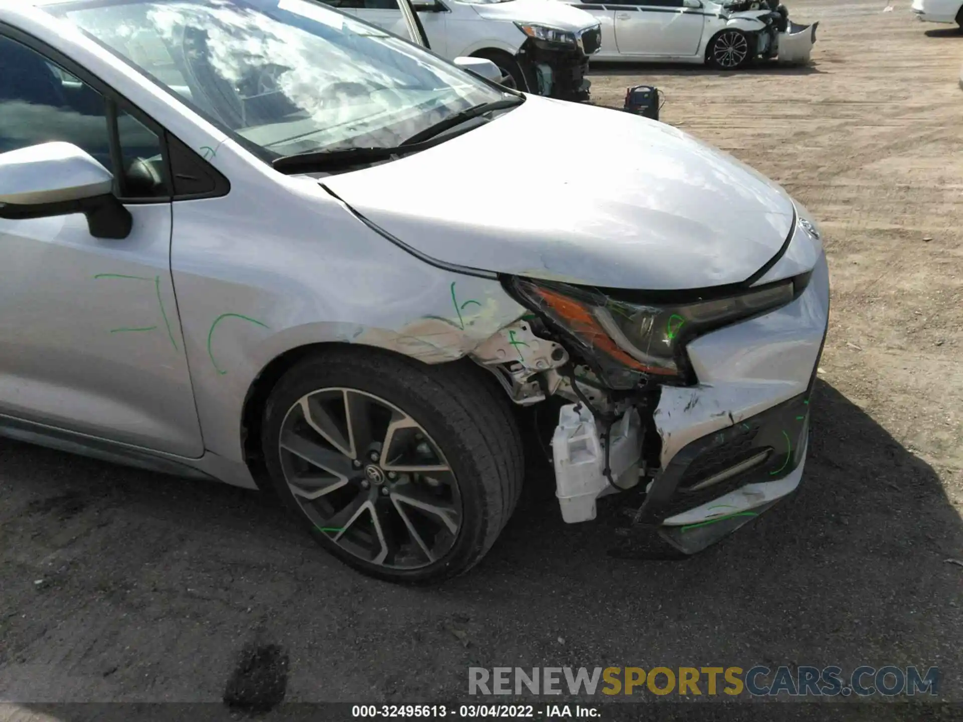 6 Photograph of a damaged car 5YFS4RCE7LP024587 TOYOTA COROLLA 2020