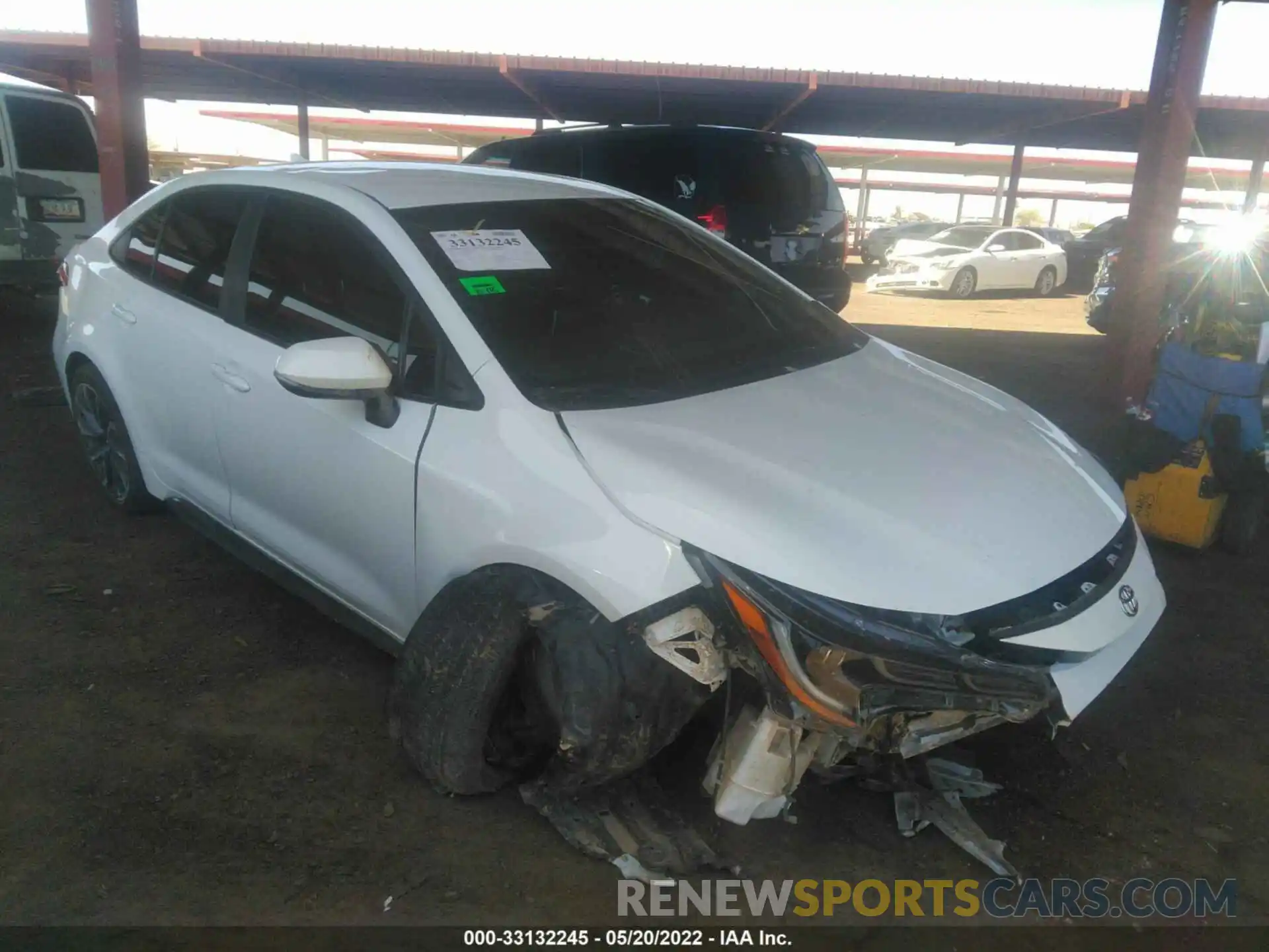 1 Photograph of a damaged car 5YFS4RCE7LP026016 TOYOTA COROLLA 2020