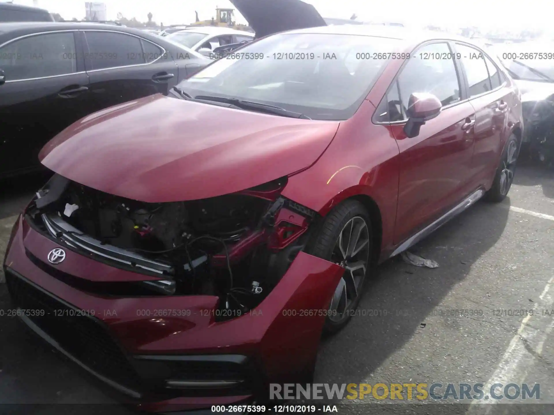 2 Photograph of a damaged car 5YFS4RCE7LP027439 TOYOTA COROLLA 2020