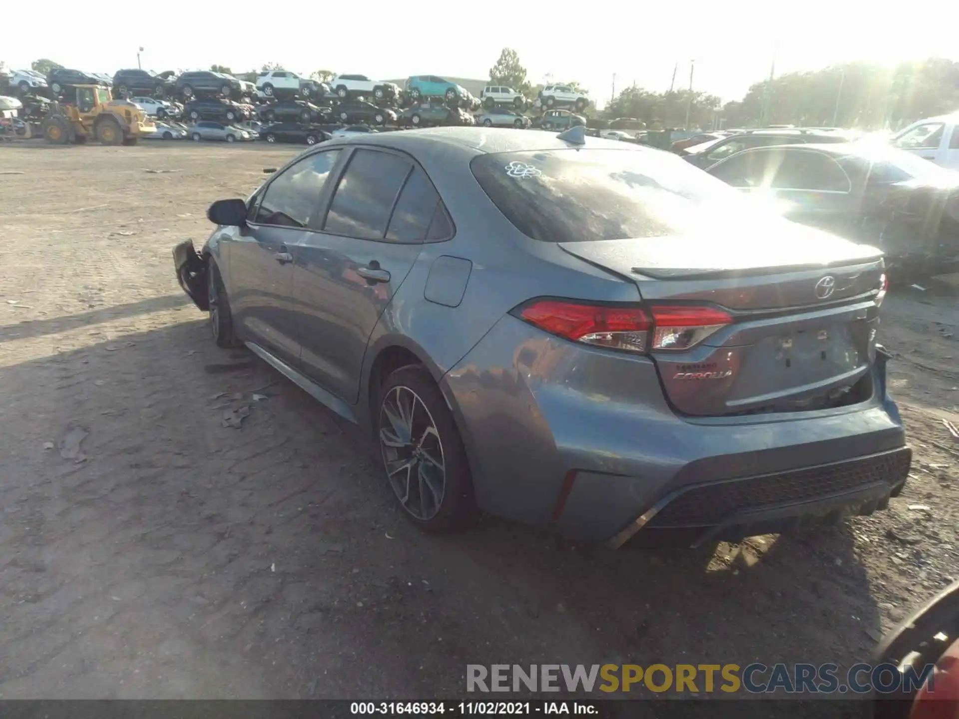 3 Photograph of a damaged car 5YFS4RCE7LP027473 TOYOTA COROLLA 2020