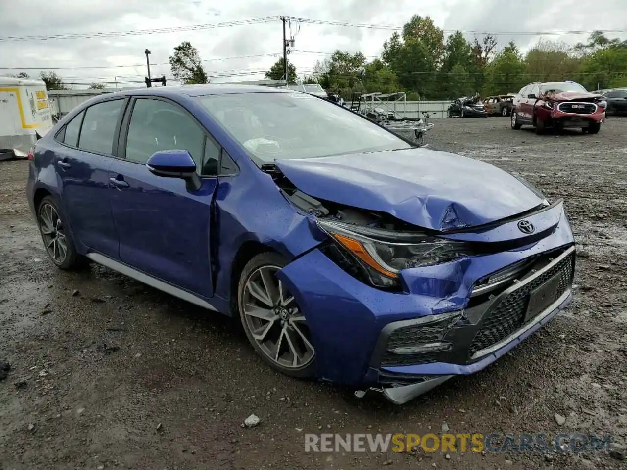 1 Photograph of a damaged car 5YFS4RCE7LP028431 TOYOTA COROLLA 2020