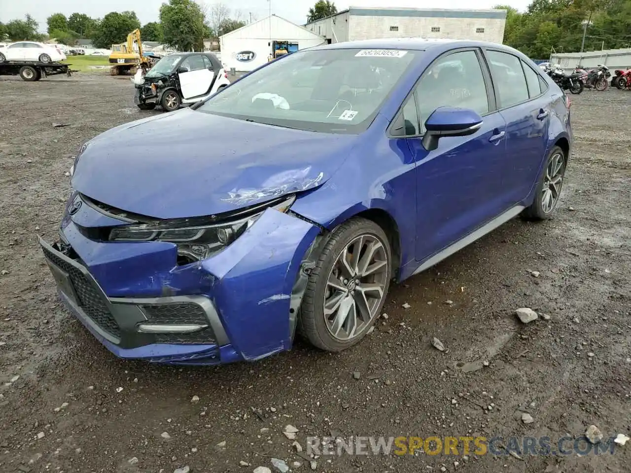 2 Photograph of a damaged car 5YFS4RCE7LP028431 TOYOTA COROLLA 2020