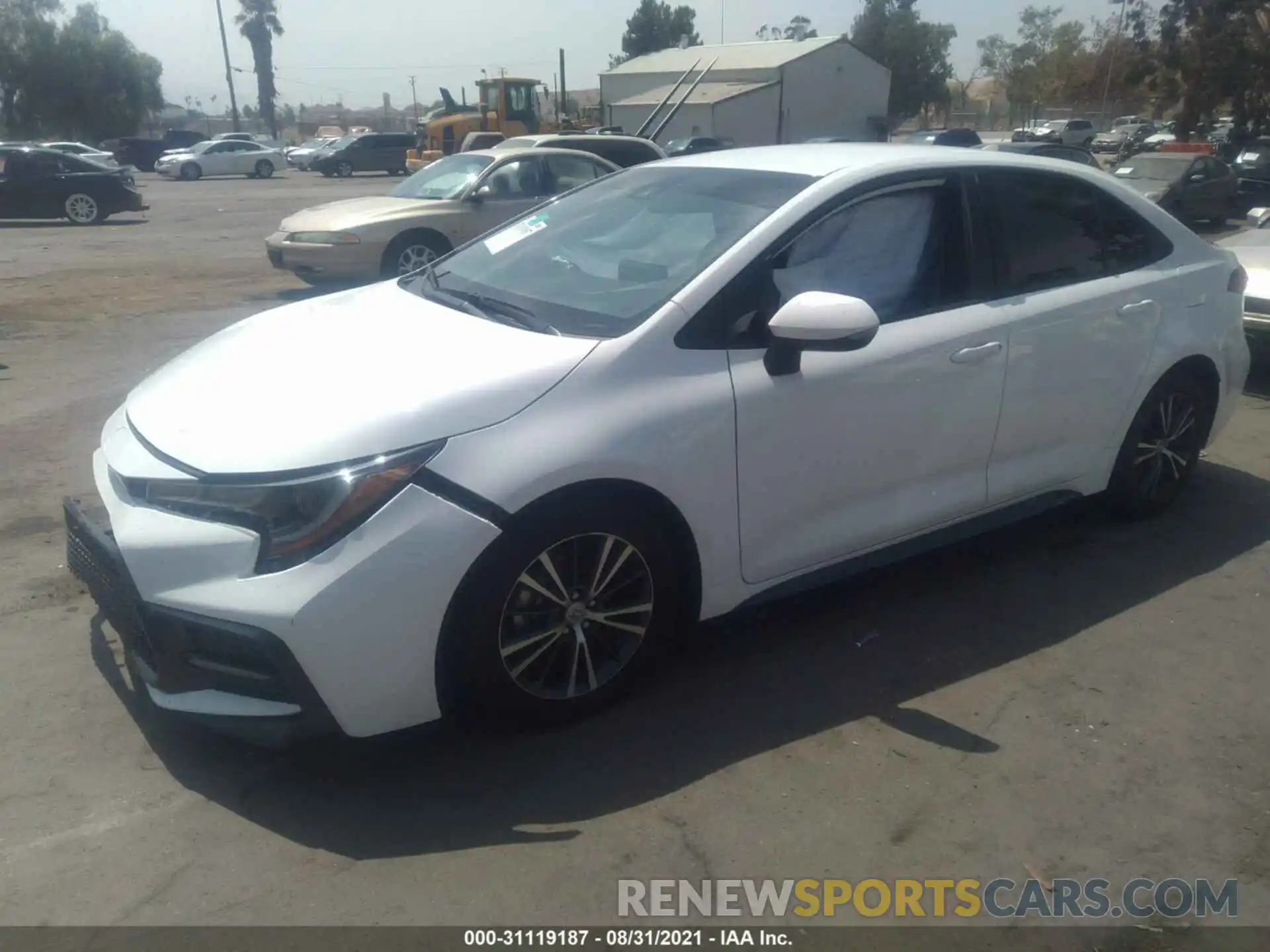 2 Photograph of a damaged car 5YFS4RCE7LP028669 TOYOTA COROLLA 2020