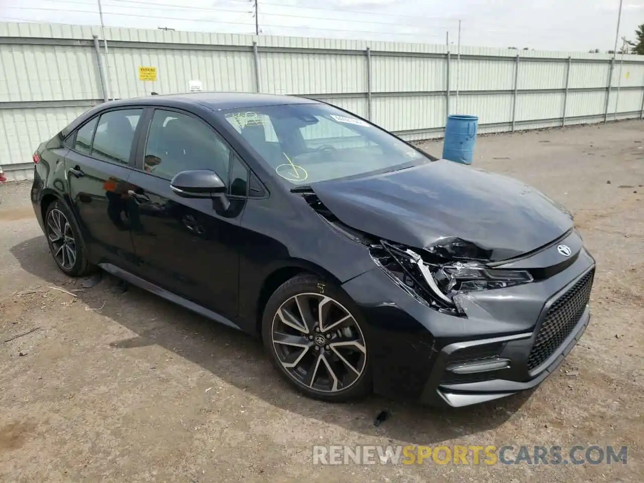 1 Photograph of a damaged car 5YFS4RCE7LP030728 TOYOTA COROLLA 2020