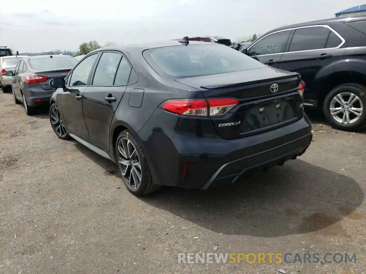 3 Photograph of a damaged car 5YFS4RCE7LP030728 TOYOTA COROLLA 2020