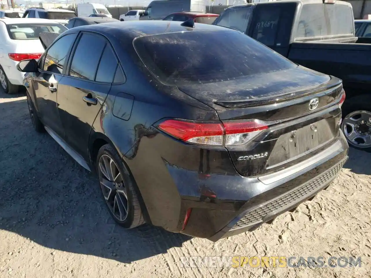 3 Photograph of a damaged car 5YFS4RCE7LP035086 TOYOTA COROLLA 2020