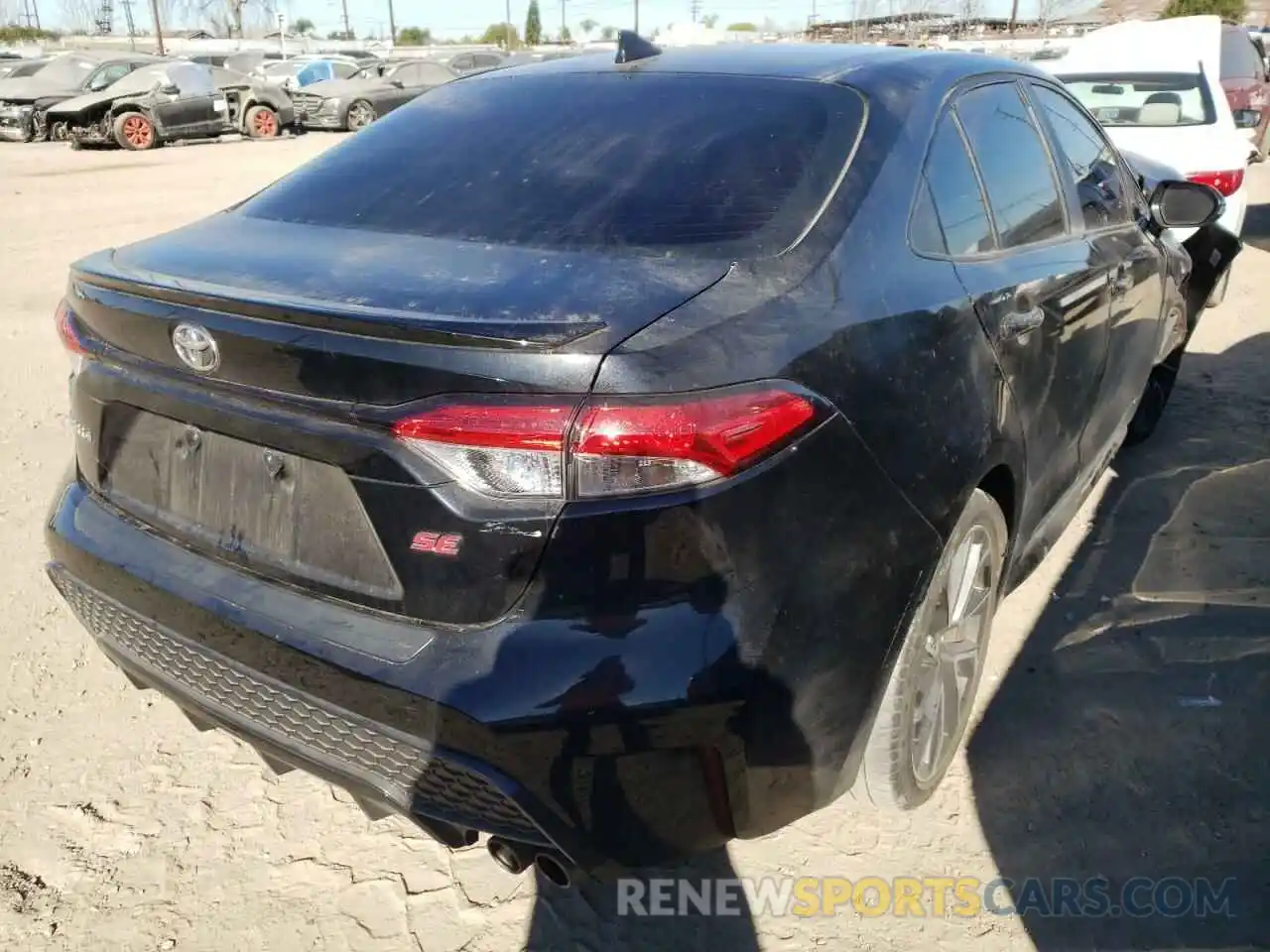 4 Photograph of a damaged car 5YFS4RCE7LP035086 TOYOTA COROLLA 2020