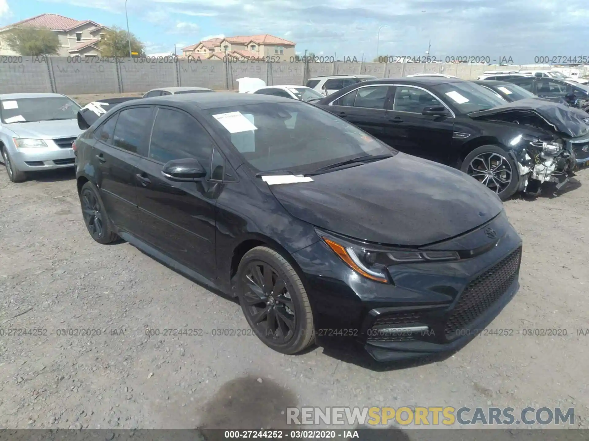 1 Photograph of a damaged car 5YFS4RCE7LP035167 TOYOTA COROLLA 2020