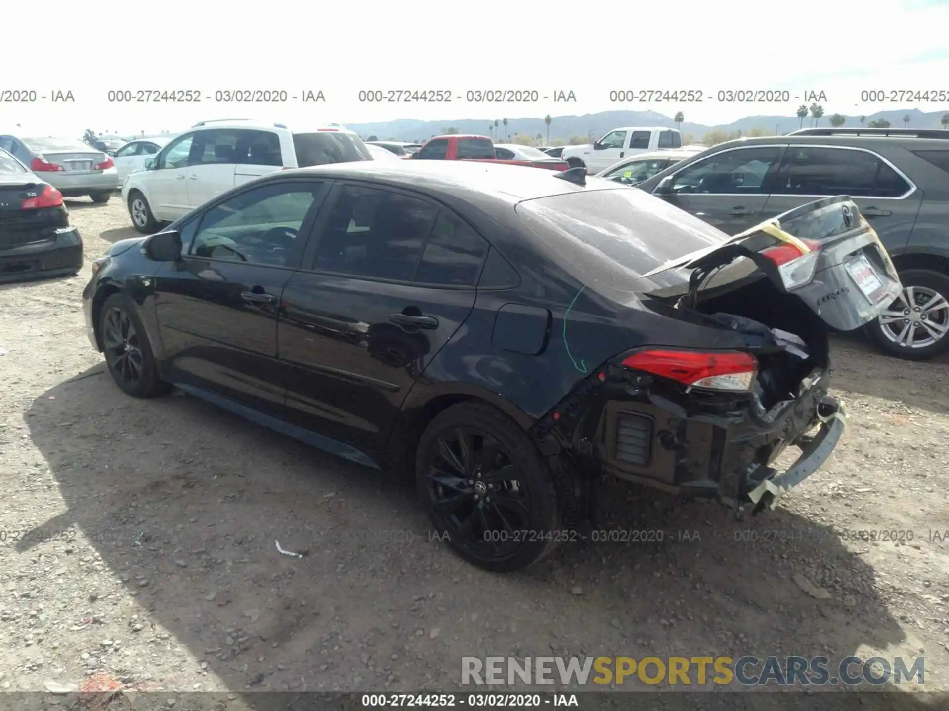 3 Photograph of a damaged car 5YFS4RCE7LP035167 TOYOTA COROLLA 2020