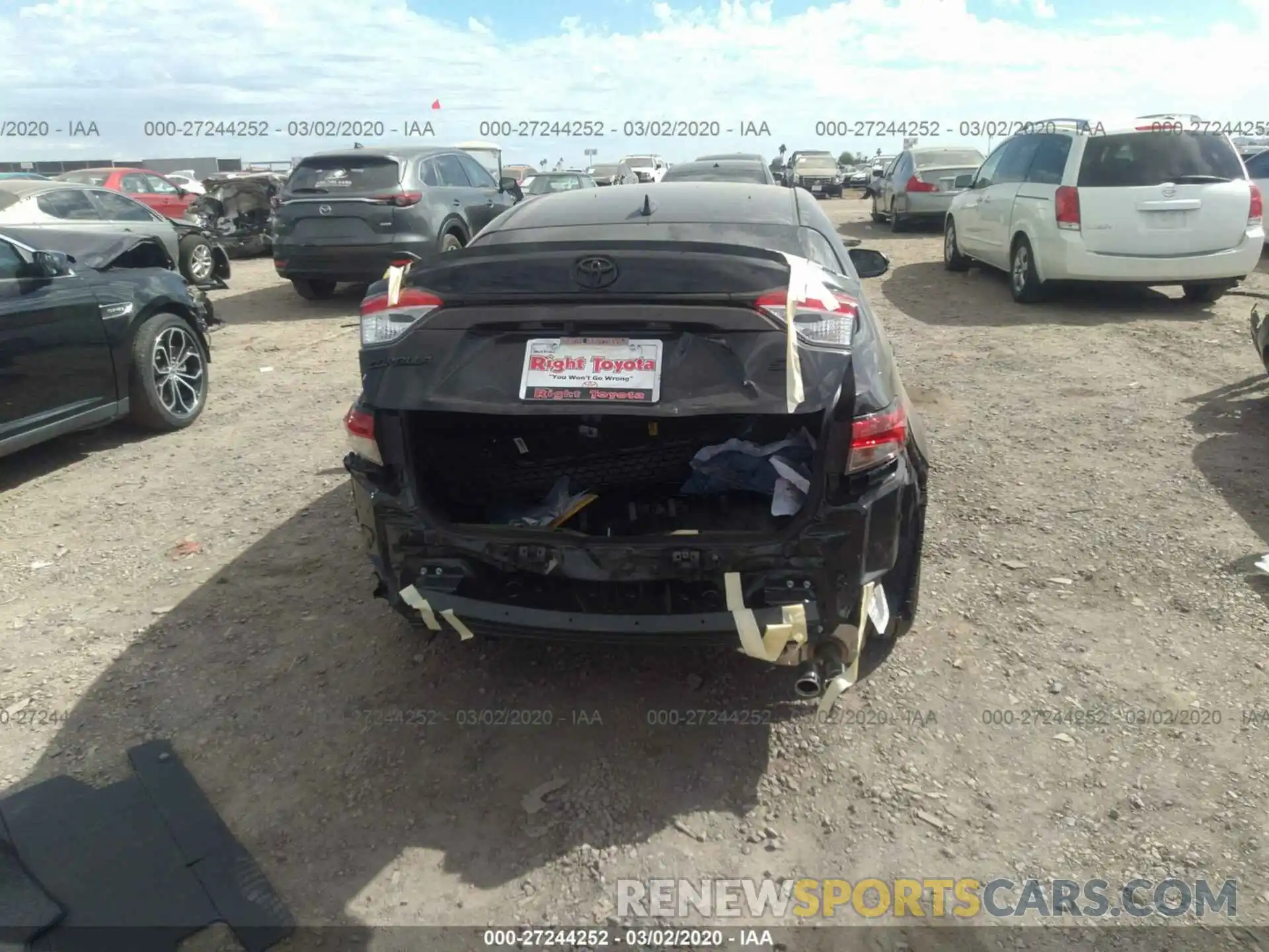 6 Photograph of a damaged car 5YFS4RCE7LP035167 TOYOTA COROLLA 2020