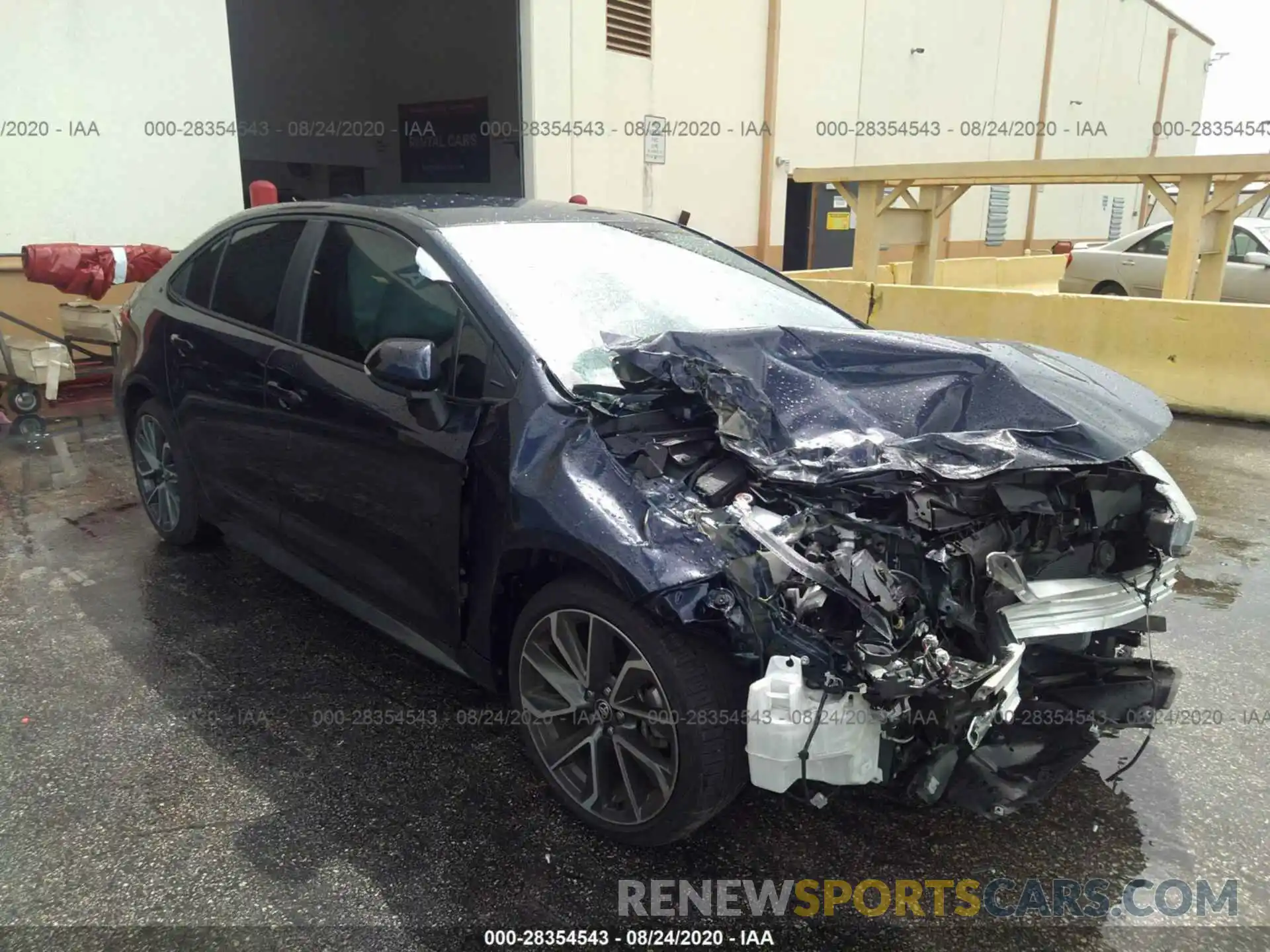 1 Photograph of a damaged car 5YFS4RCE7LP035699 TOYOTA COROLLA 2020