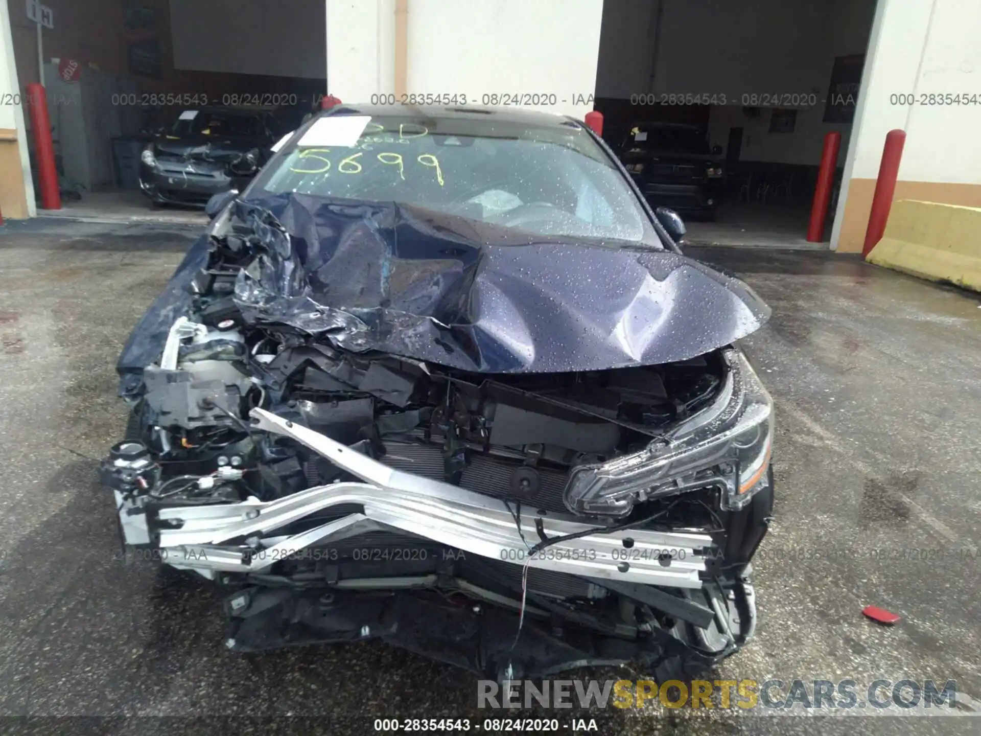 6 Photograph of a damaged car 5YFS4RCE7LP035699 TOYOTA COROLLA 2020