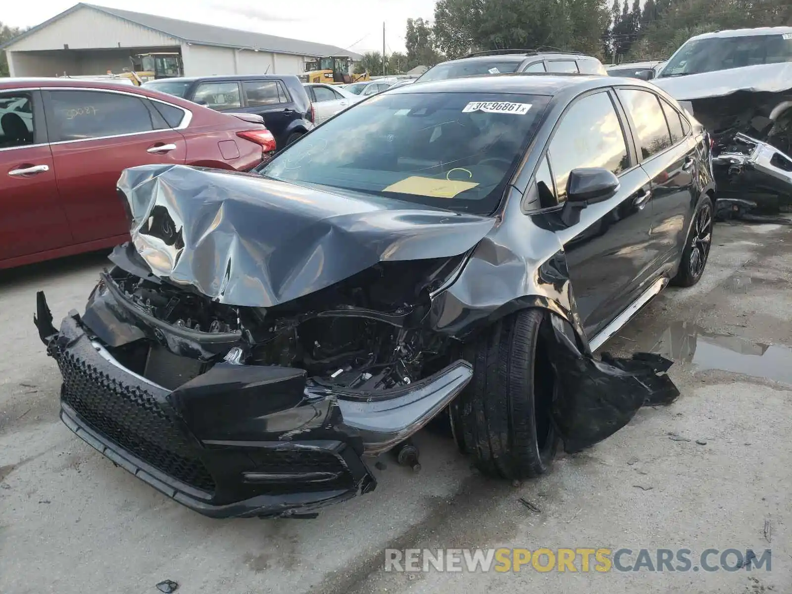 2 Photograph of a damaged car 5YFS4RCE7LP035881 TOYOTA COROLLA 2020