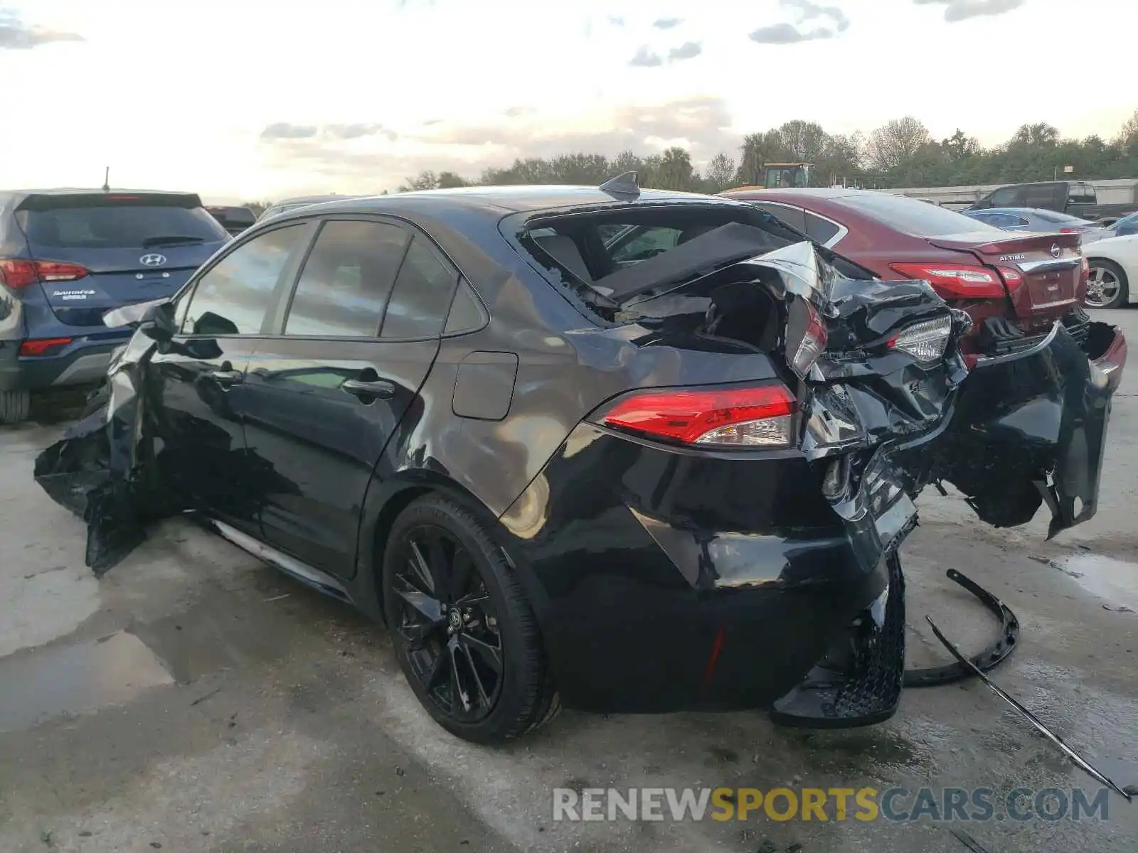 3 Photograph of a damaged car 5YFS4RCE7LP035881 TOYOTA COROLLA 2020