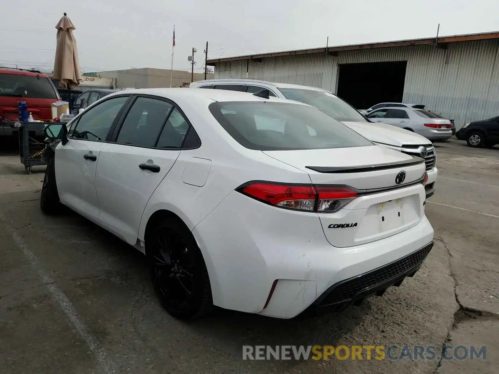 3 Photograph of a damaged car 5YFS4RCE7LP037890 TOYOTA COROLLA 2020