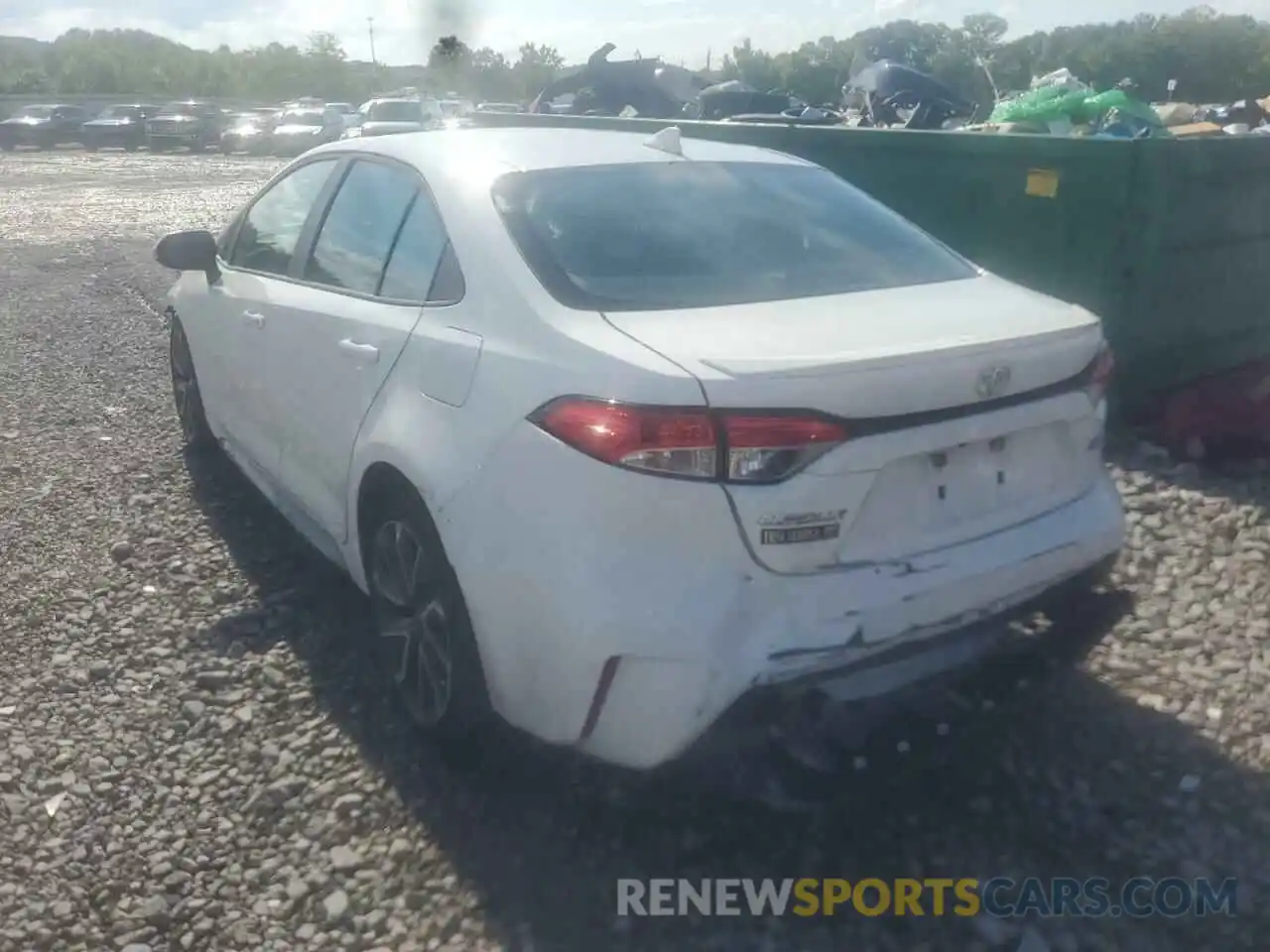 3 Photograph of a damaged car 5YFS4RCE7LP039025 TOYOTA COROLLA 2020