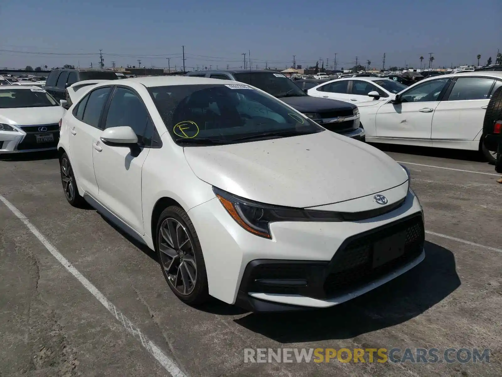 1 Photograph of a damaged car 5YFS4RCE7LP039106 TOYOTA COROLLA 2020