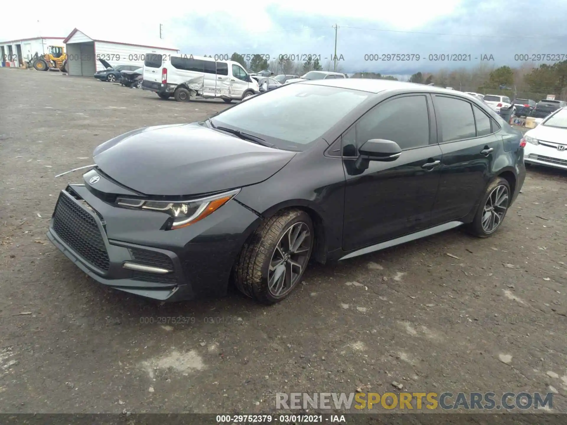 2 Photograph of a damaged car 5YFS4RCE7LP039638 TOYOTA COROLLA 2020