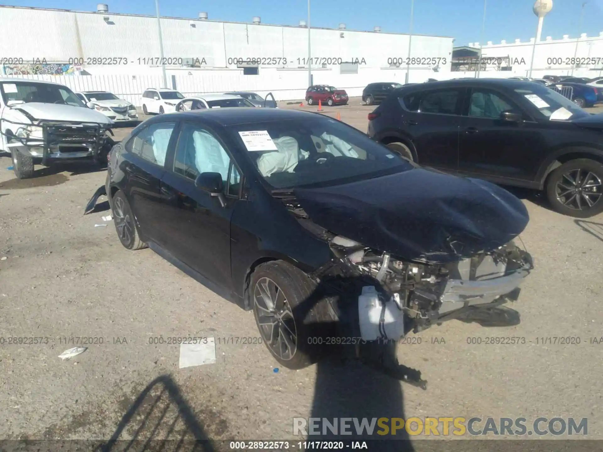 1 Photograph of a damaged car 5YFS4RCE7LP039770 TOYOTA COROLLA 2020