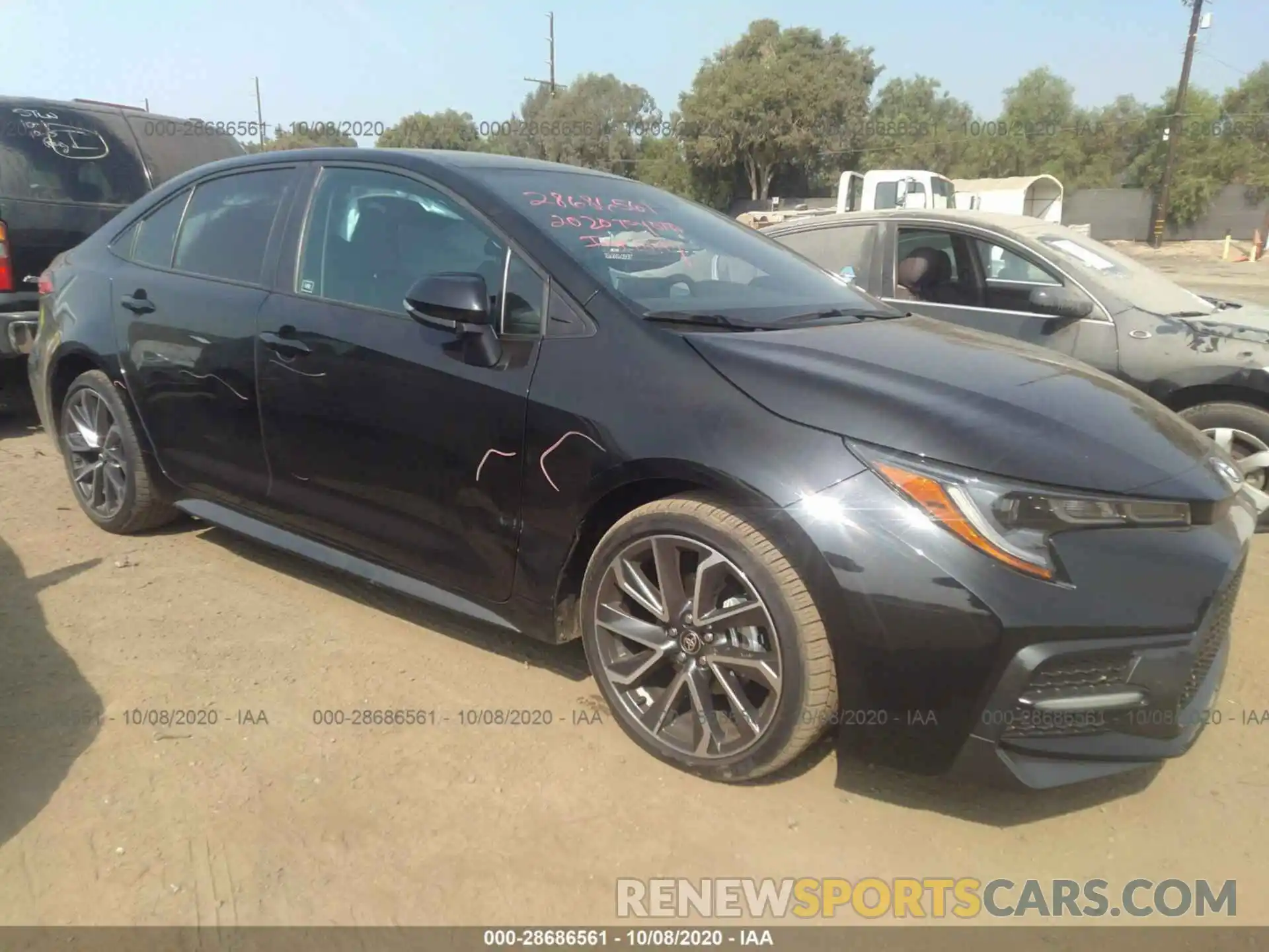 1 Photograph of a damaged car 5YFS4RCE7LP040871 TOYOTA COROLLA 2020