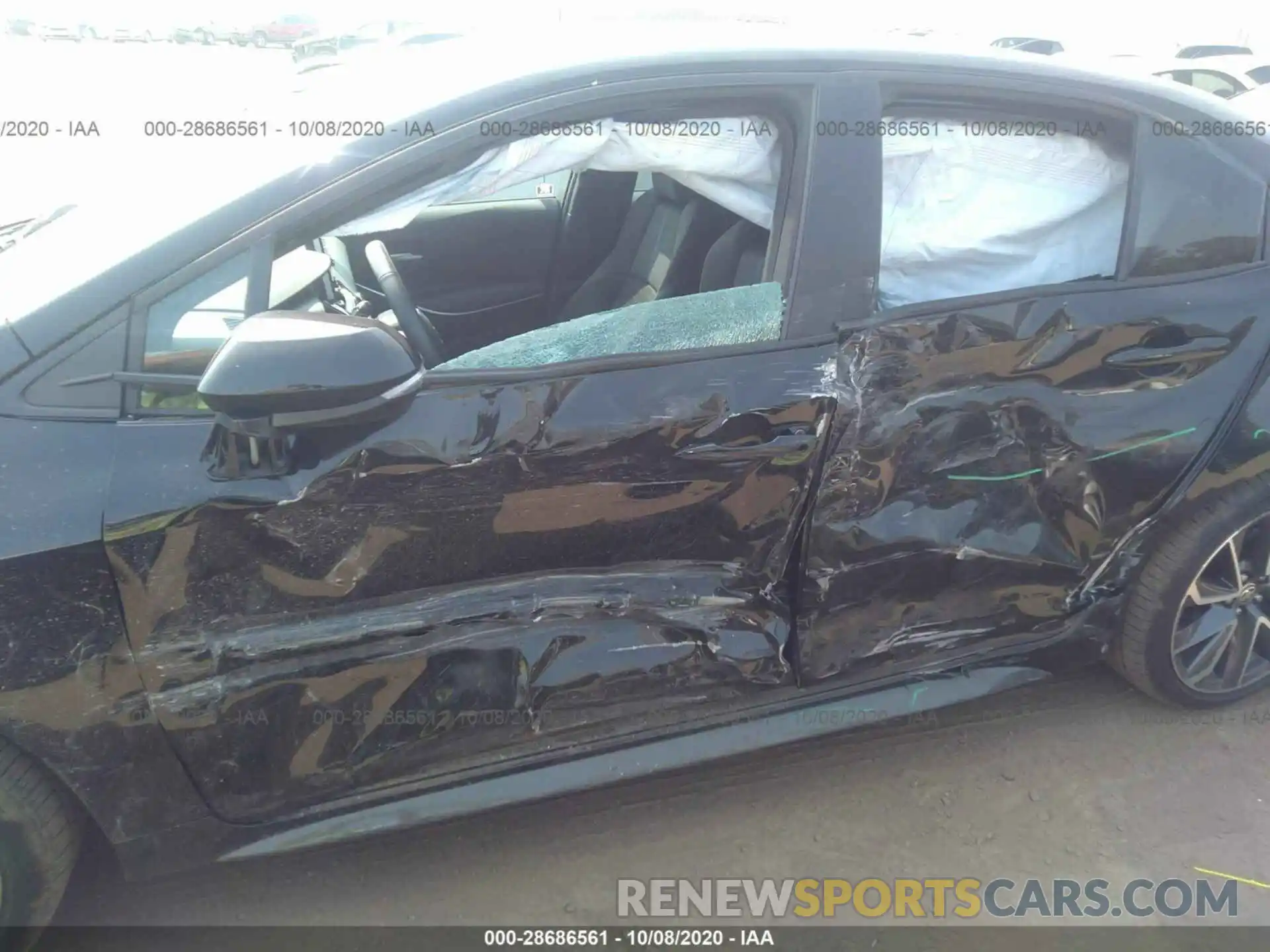 6 Photograph of a damaged car 5YFS4RCE7LP040871 TOYOTA COROLLA 2020