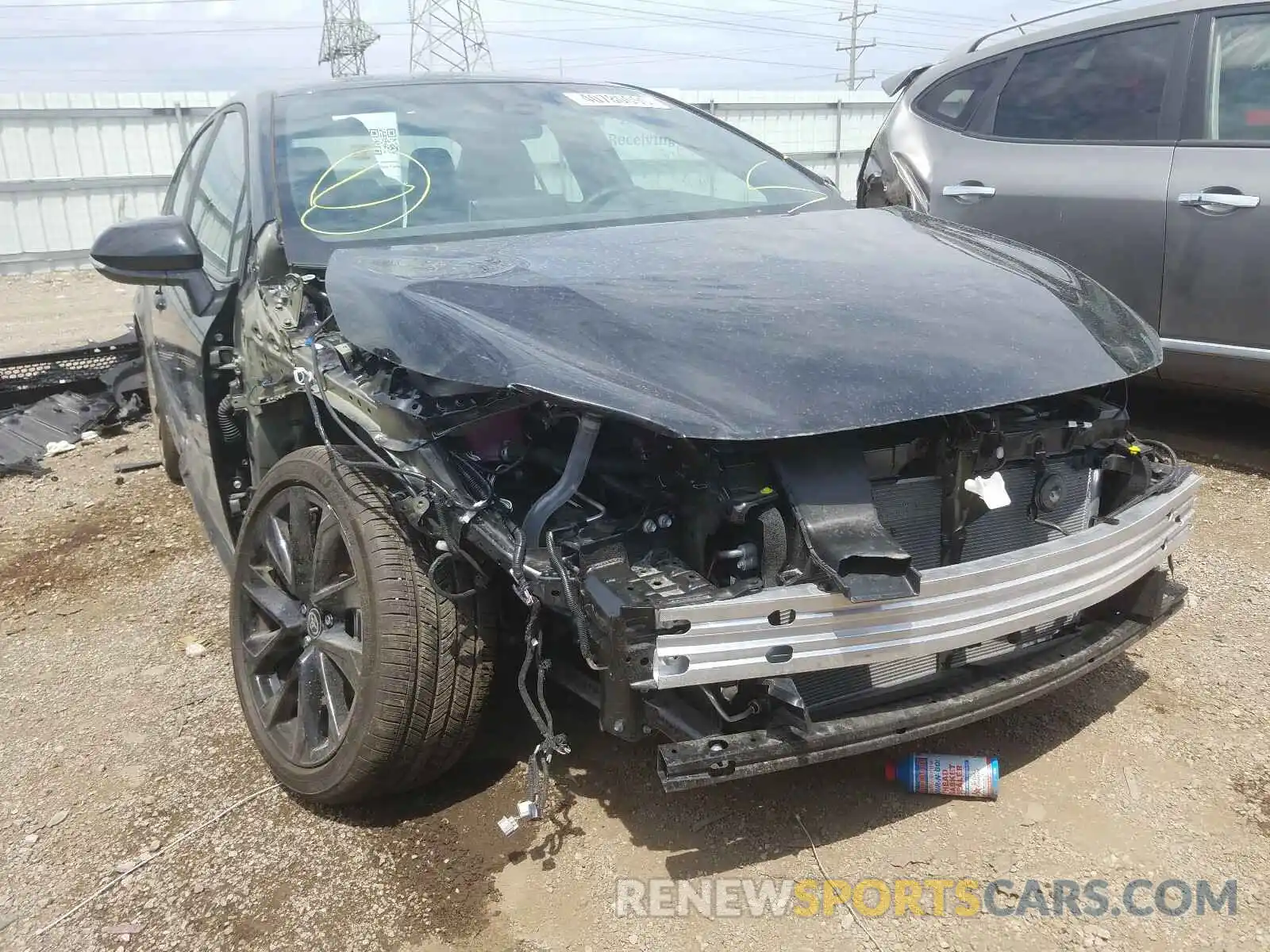 1 Photograph of a damaged car 5YFS4RCE7LP042037 TOYOTA COROLLA 2020