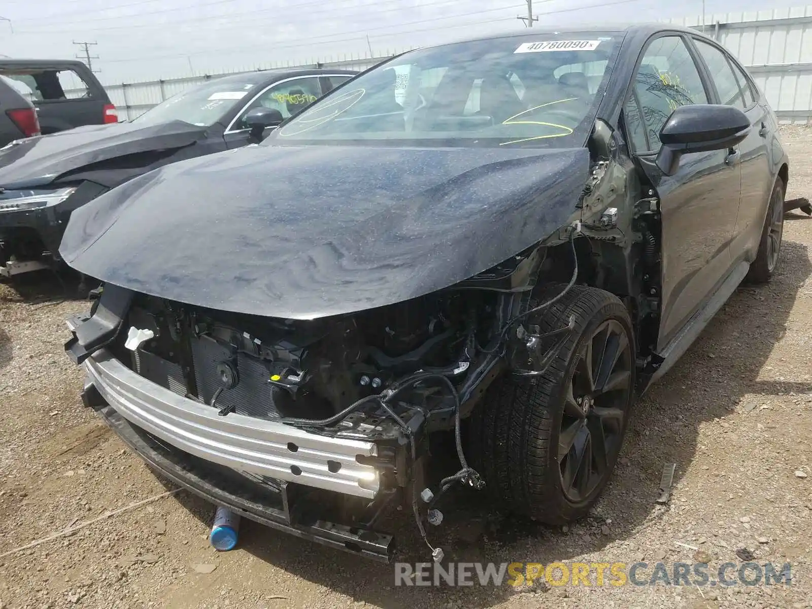 2 Photograph of a damaged car 5YFS4RCE7LP042037 TOYOTA COROLLA 2020