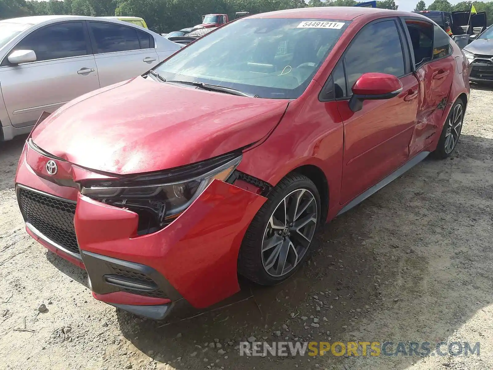 2 Photograph of a damaged car 5YFS4RCE7LP042880 TOYOTA COROLLA 2020