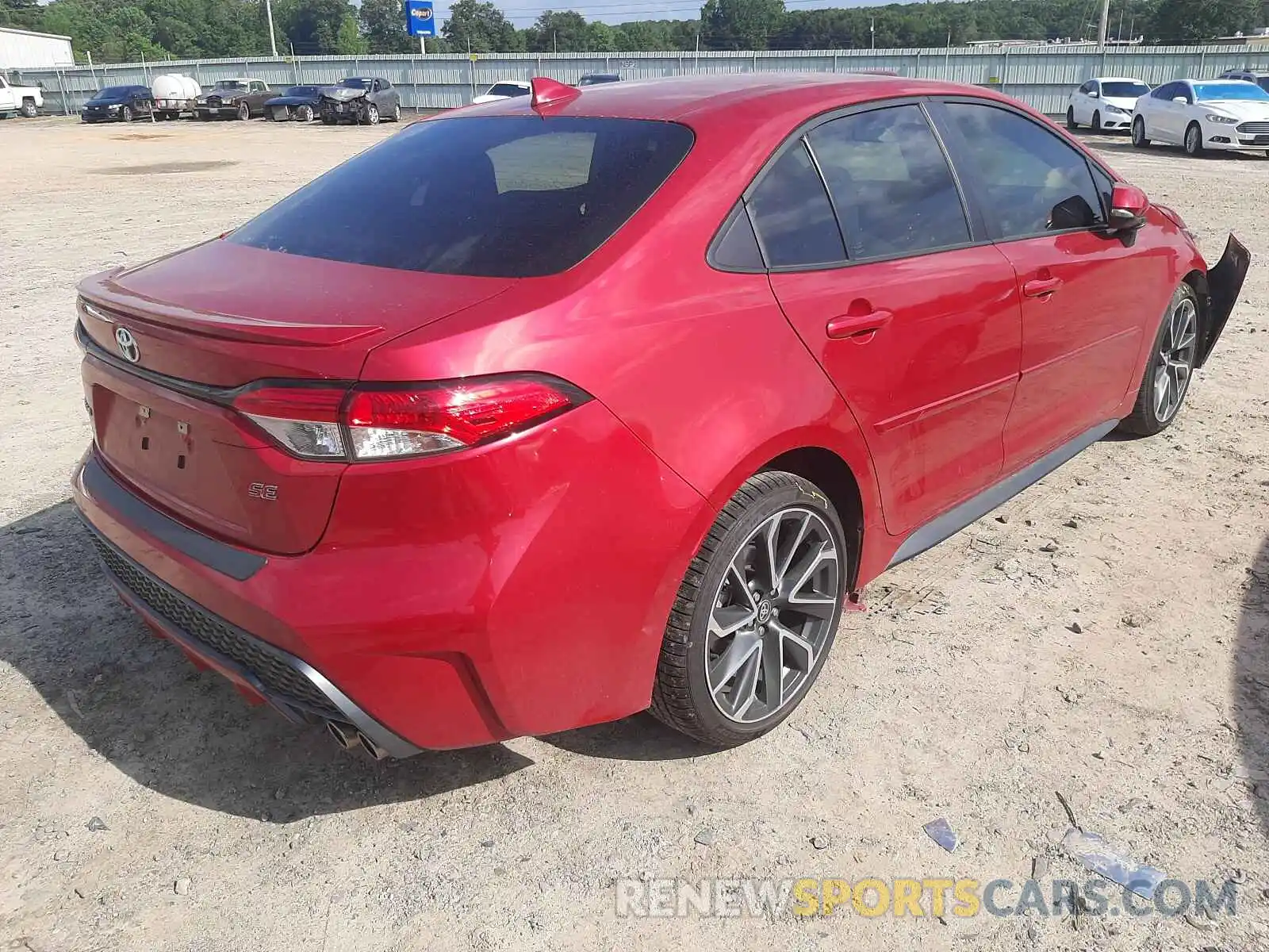 4 Photograph of a damaged car 5YFS4RCE7LP042880 TOYOTA COROLLA 2020