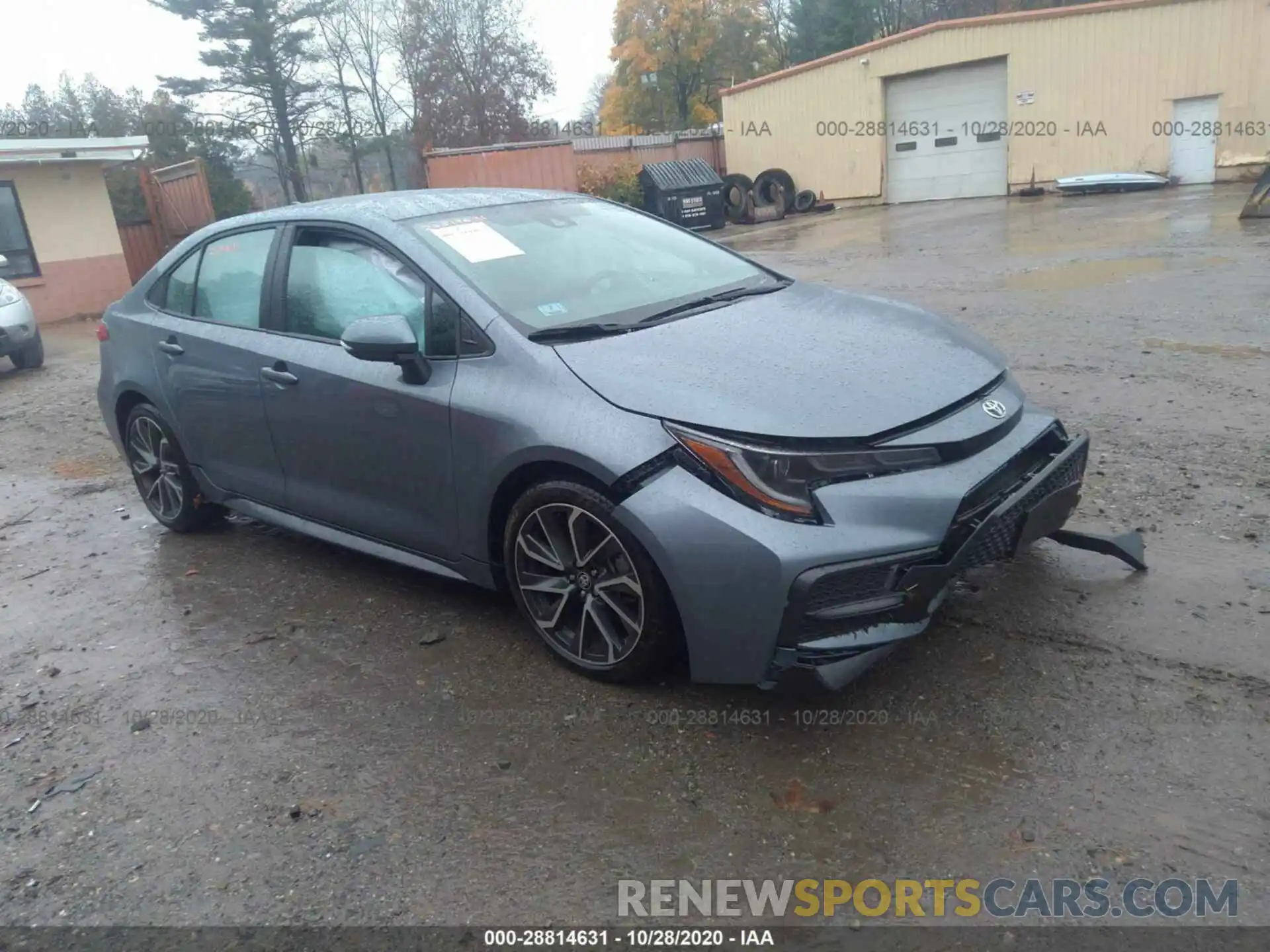 1 Photograph of a damaged car 5YFS4RCE7LP043821 TOYOTA COROLLA 2020