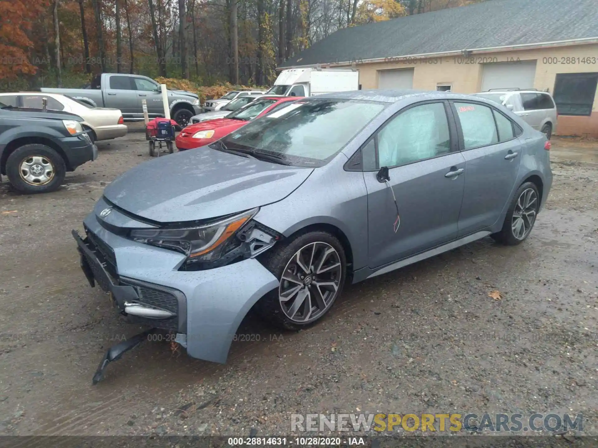 2 Photograph of a damaged car 5YFS4RCE7LP043821 TOYOTA COROLLA 2020