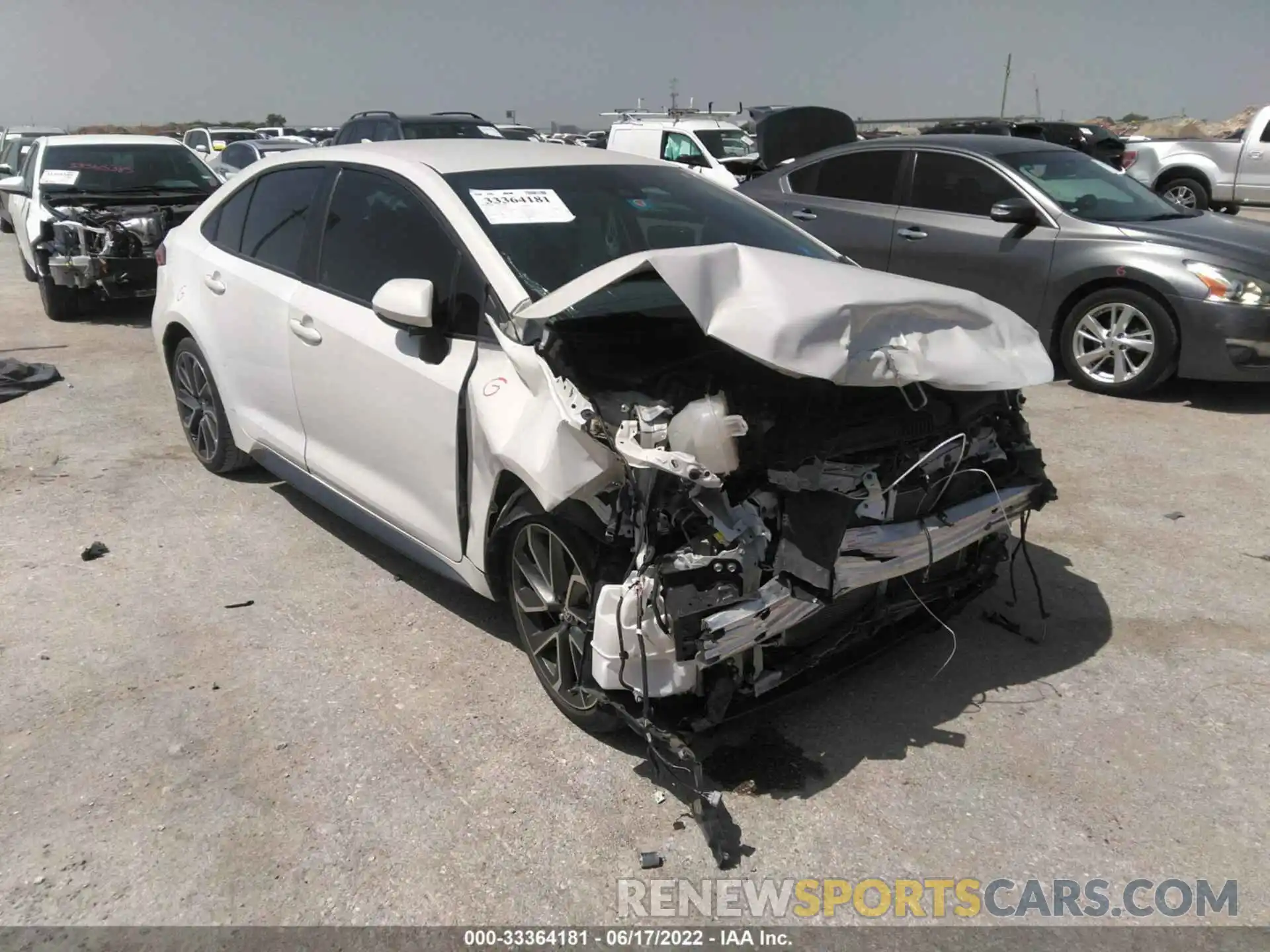 1 Photograph of a damaged car 5YFS4RCE7LP043981 TOYOTA COROLLA 2020