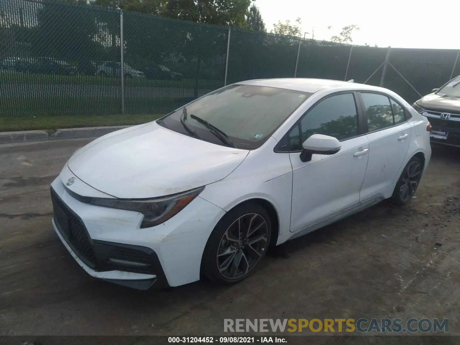 2 Photograph of a damaged car 5YFS4RCE7LP044452 TOYOTA COROLLA 2020