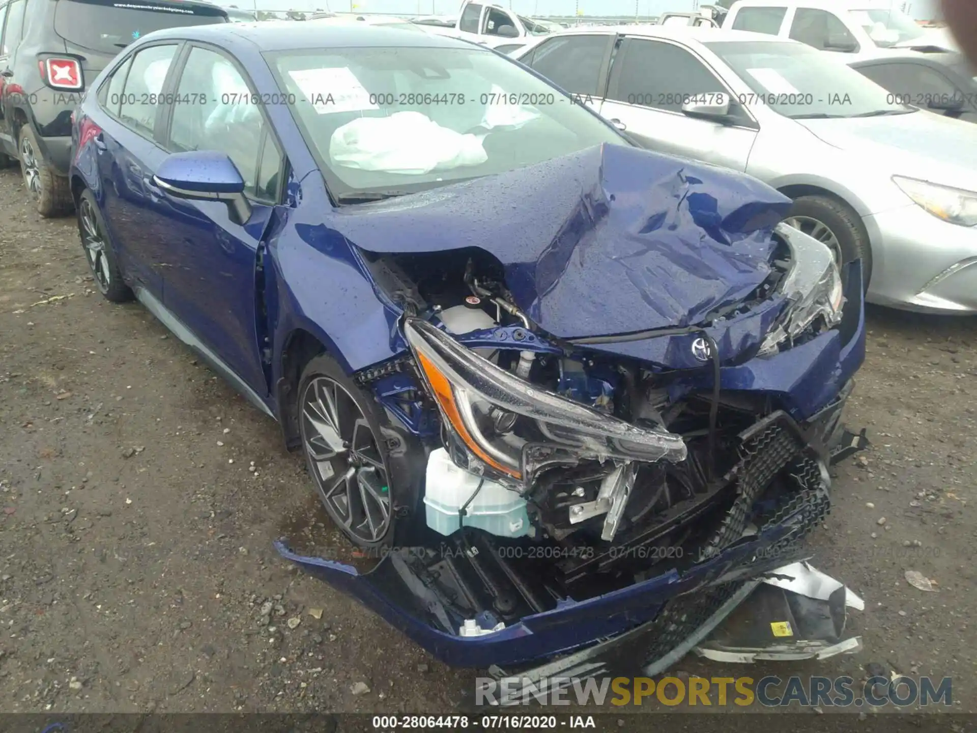 1 Photograph of a damaged car 5YFS4RCE7LP044483 TOYOTA COROLLA 2020