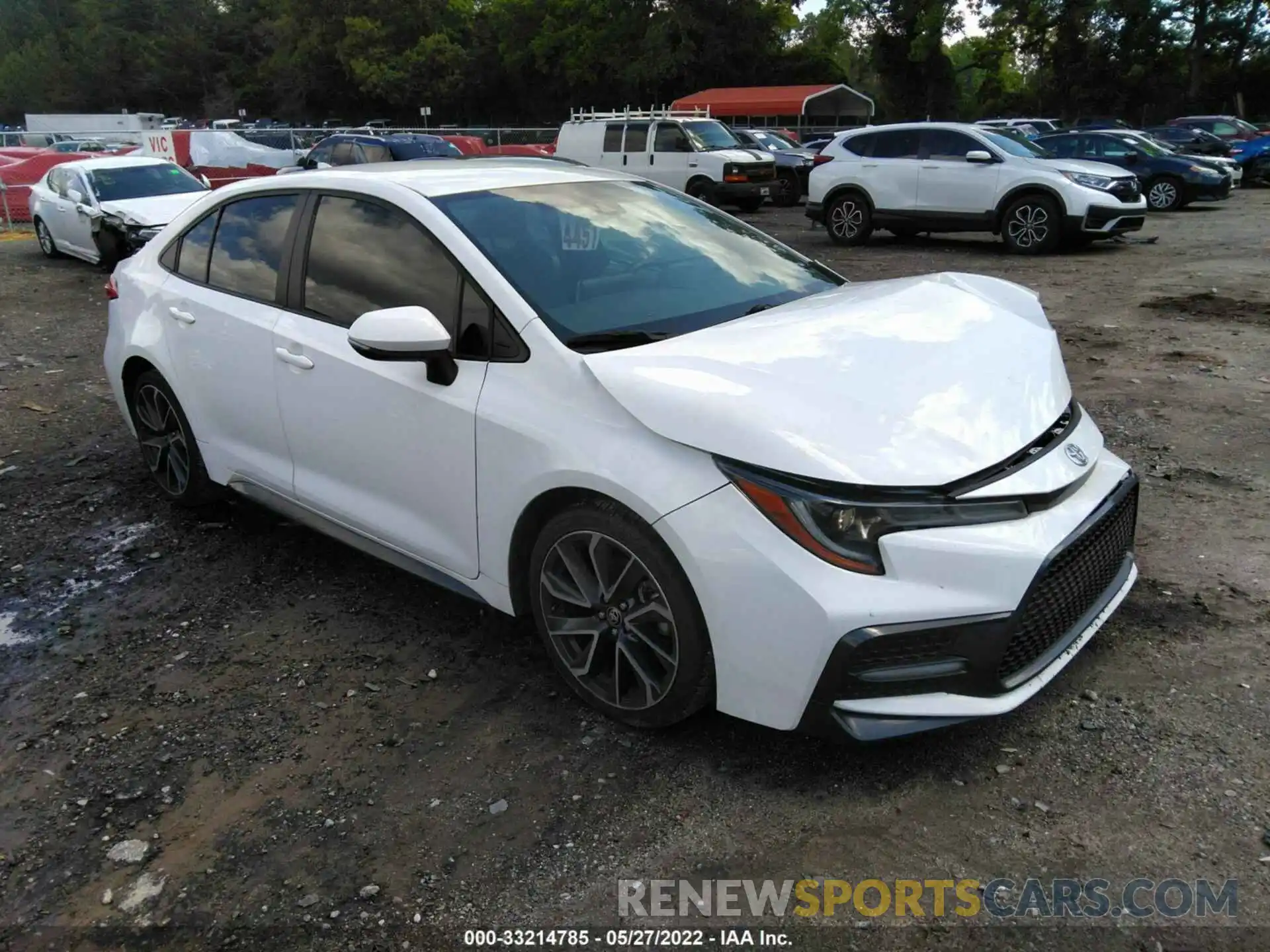 1 Photograph of a damaged car 5YFS4RCE7LP047352 TOYOTA COROLLA 2020