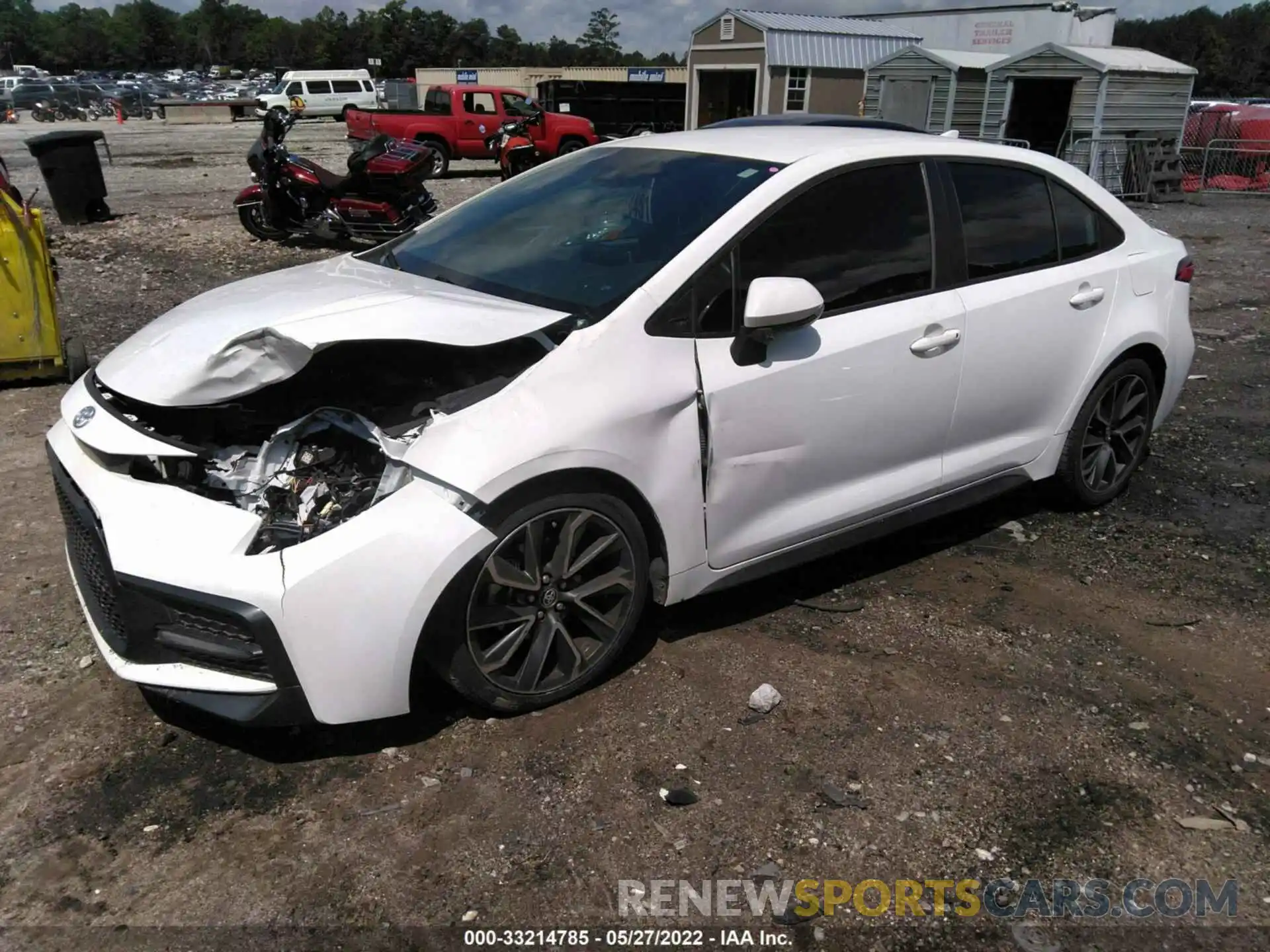 2 Photograph of a damaged car 5YFS4RCE7LP047352 TOYOTA COROLLA 2020