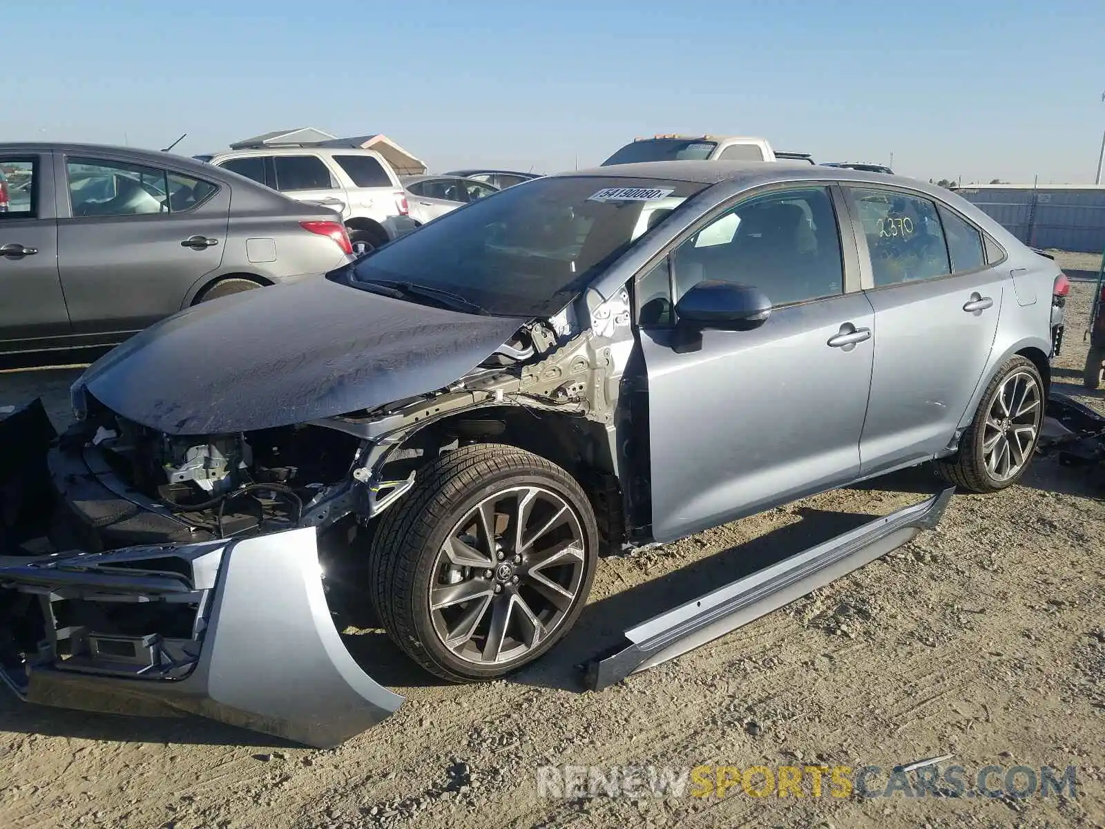 2 Photograph of a damaged car 5YFS4RCE7LP048985 TOYOTA COROLLA 2020