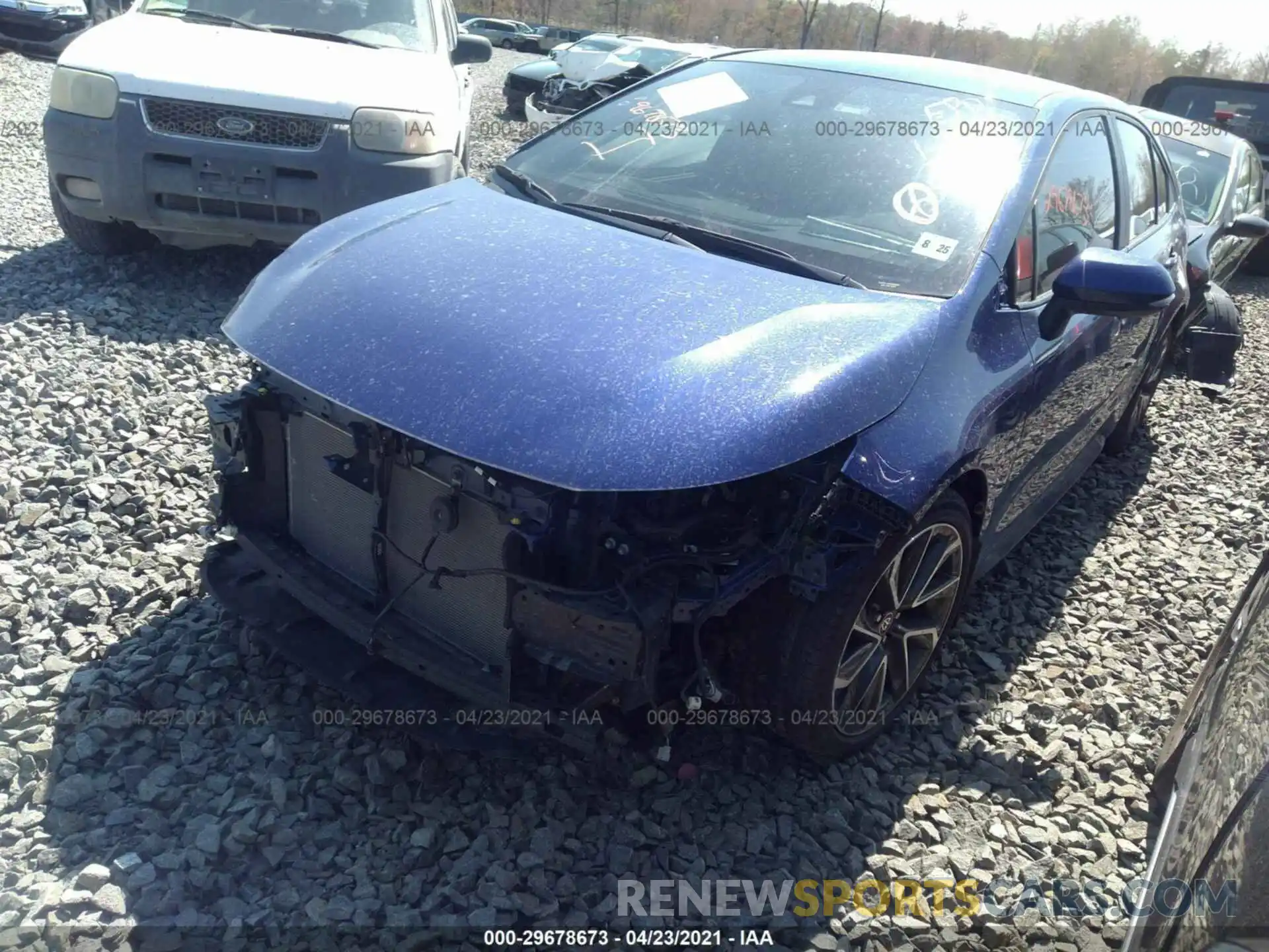 2 Photograph of a damaged car 5YFS4RCE7LP049988 TOYOTA COROLLA 2020