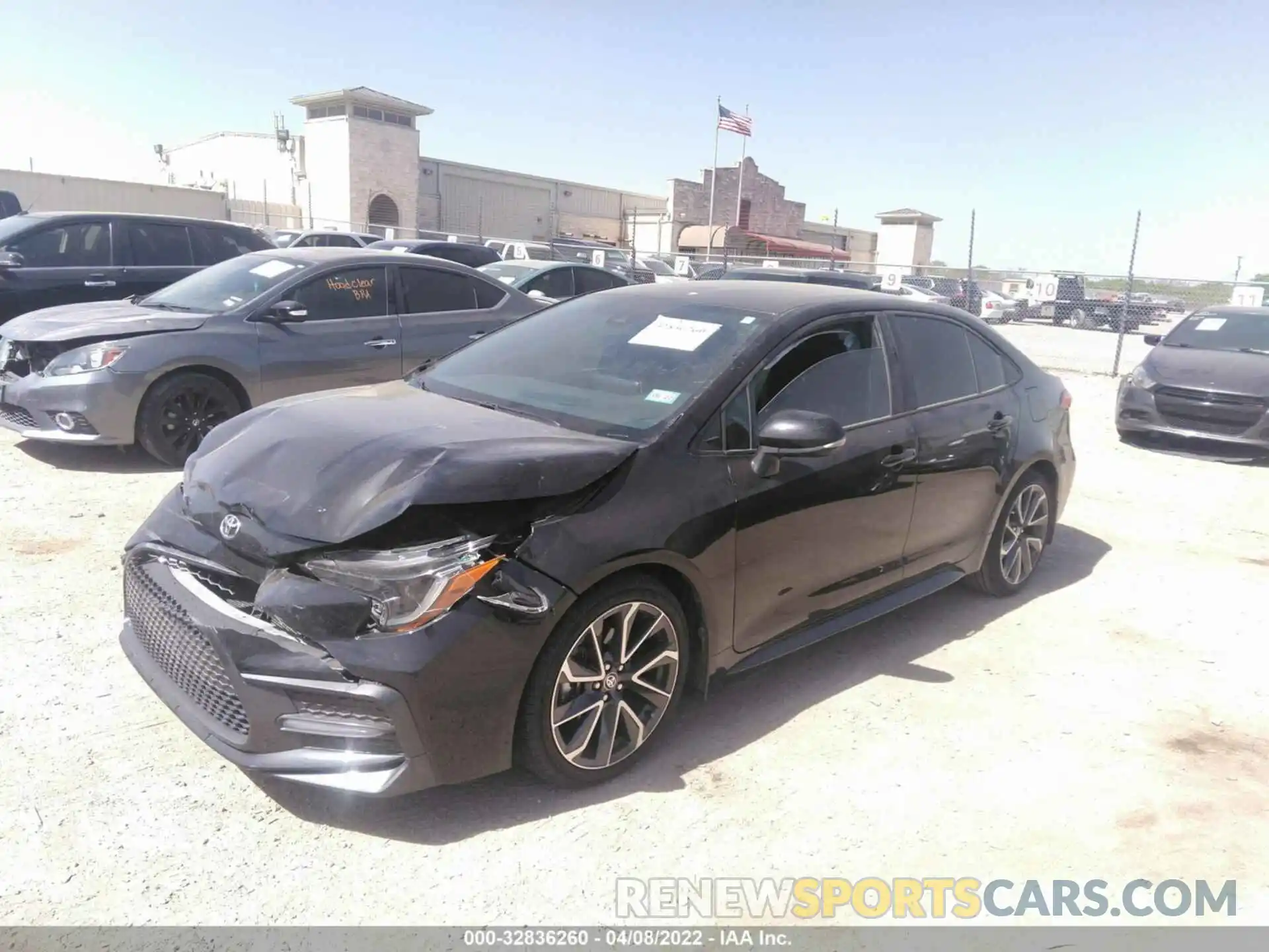 2 Photograph of a damaged car 5YFS4RCE7LP052714 TOYOTA COROLLA 2020