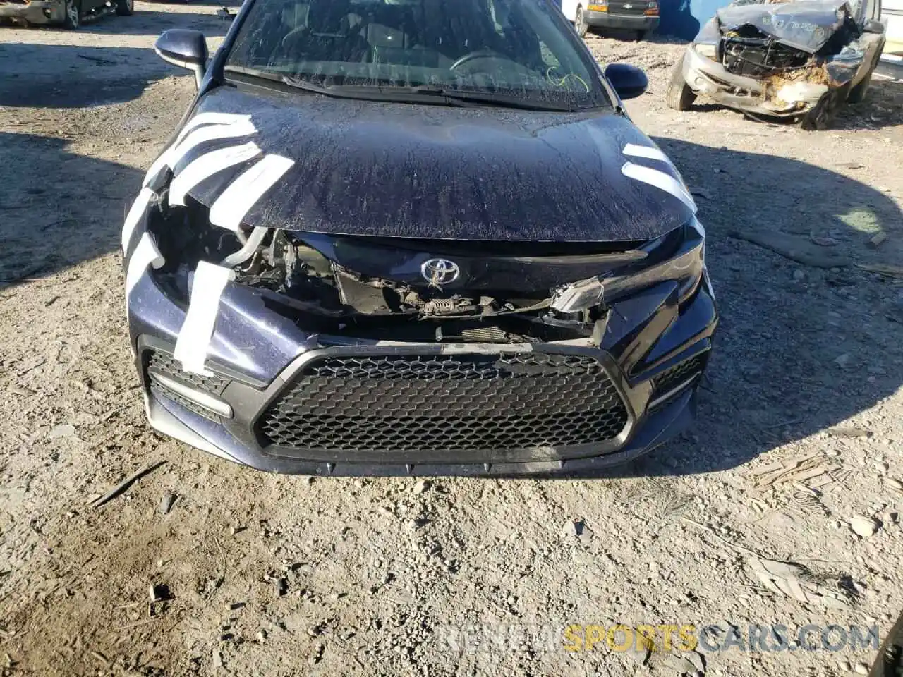 9 Photograph of a damaged car 5YFS4RCE7LP053684 TOYOTA COROLLA 2020