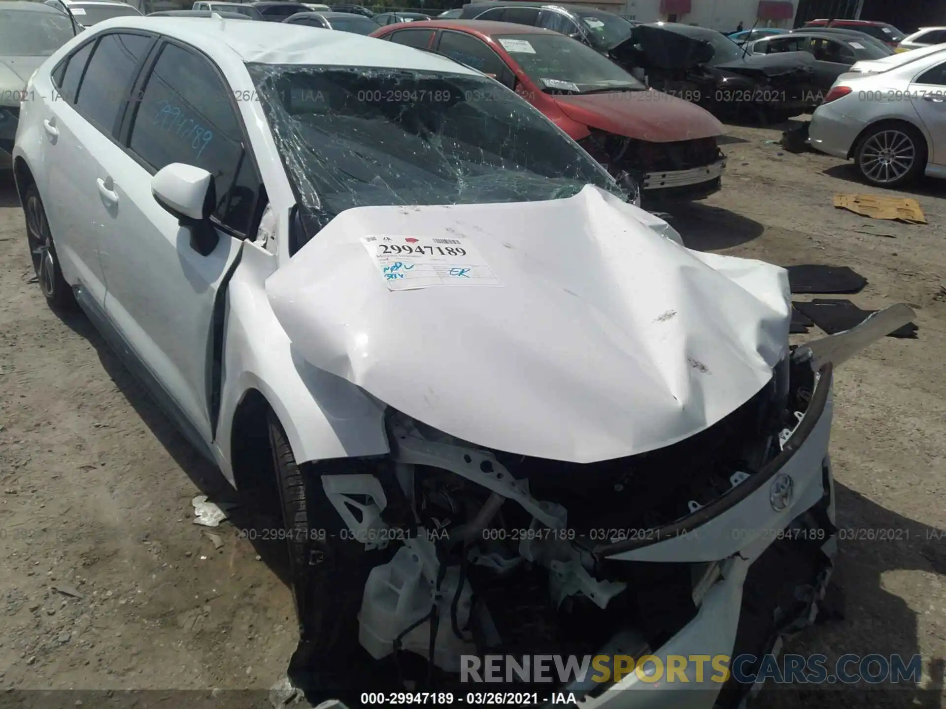 6 Photograph of a damaged car 5YFS4RCE7LP054110 TOYOTA COROLLA 2020