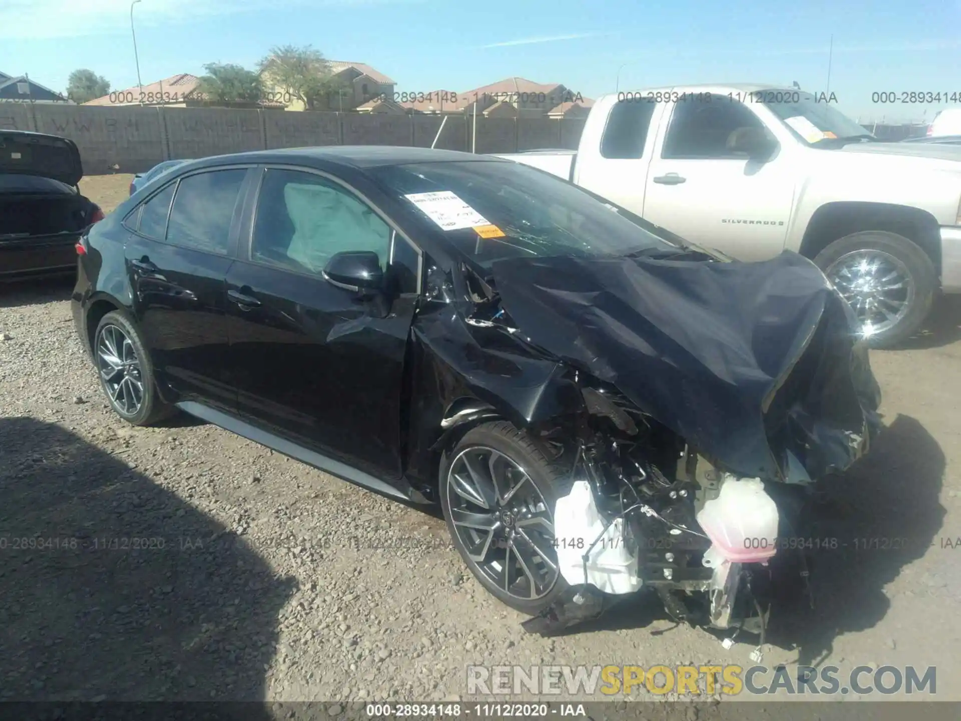 1 Photograph of a damaged car 5YFS4RCE7LP054205 TOYOTA COROLLA 2020