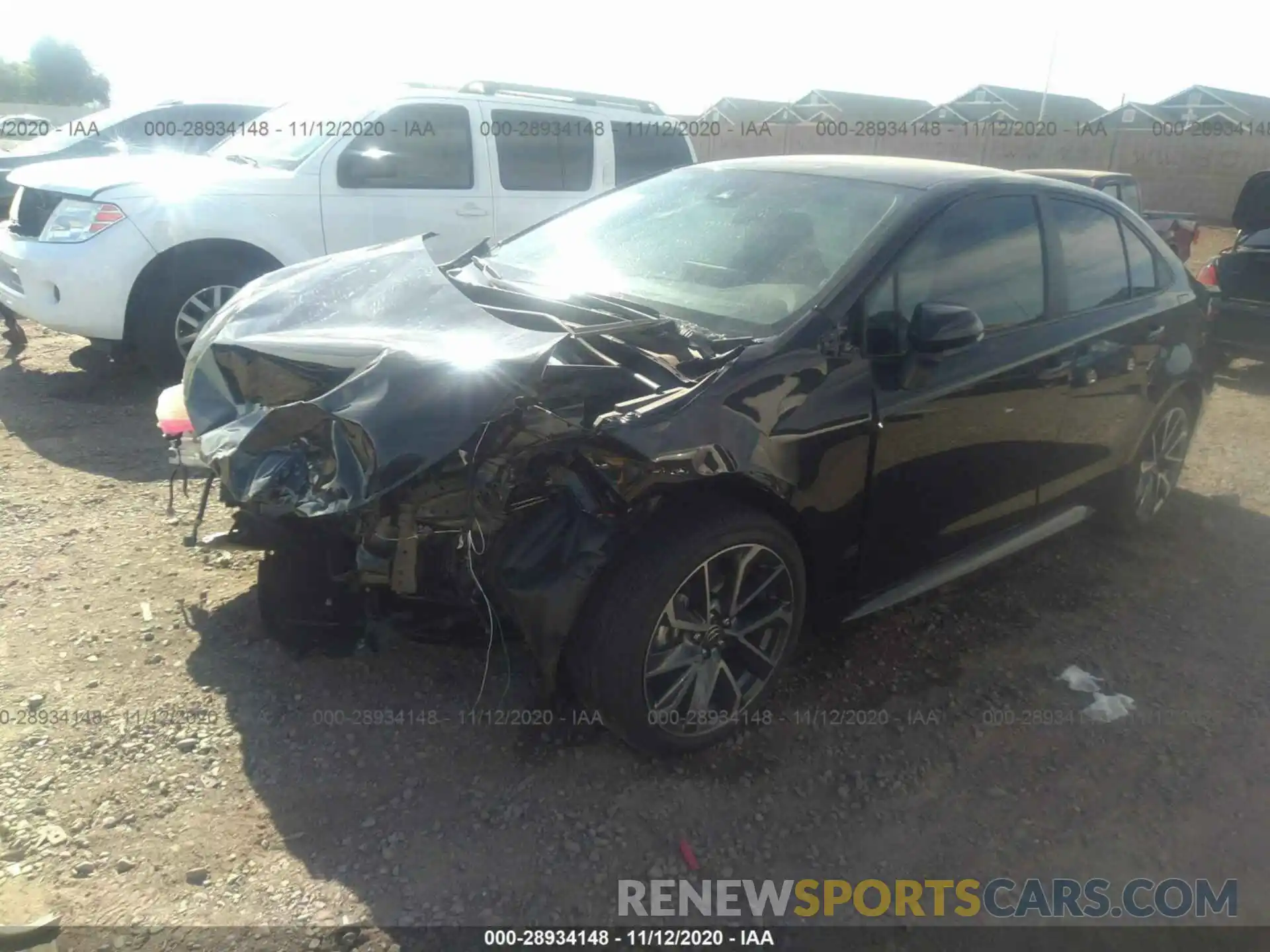 2 Photograph of a damaged car 5YFS4RCE7LP054205 TOYOTA COROLLA 2020