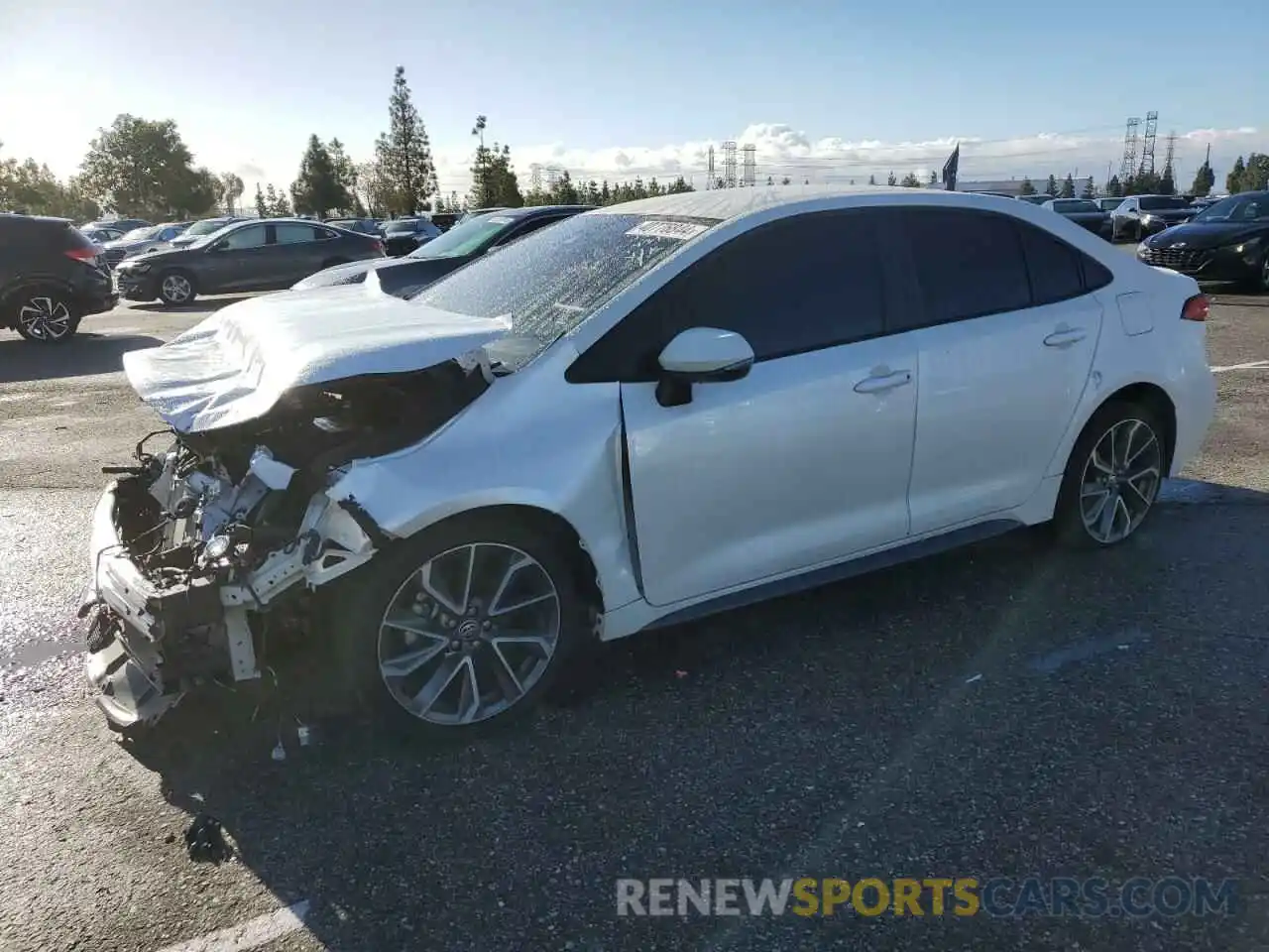 1 Photograph of a damaged car 5YFS4RCE7LP054396 TOYOTA COROLLA 2020