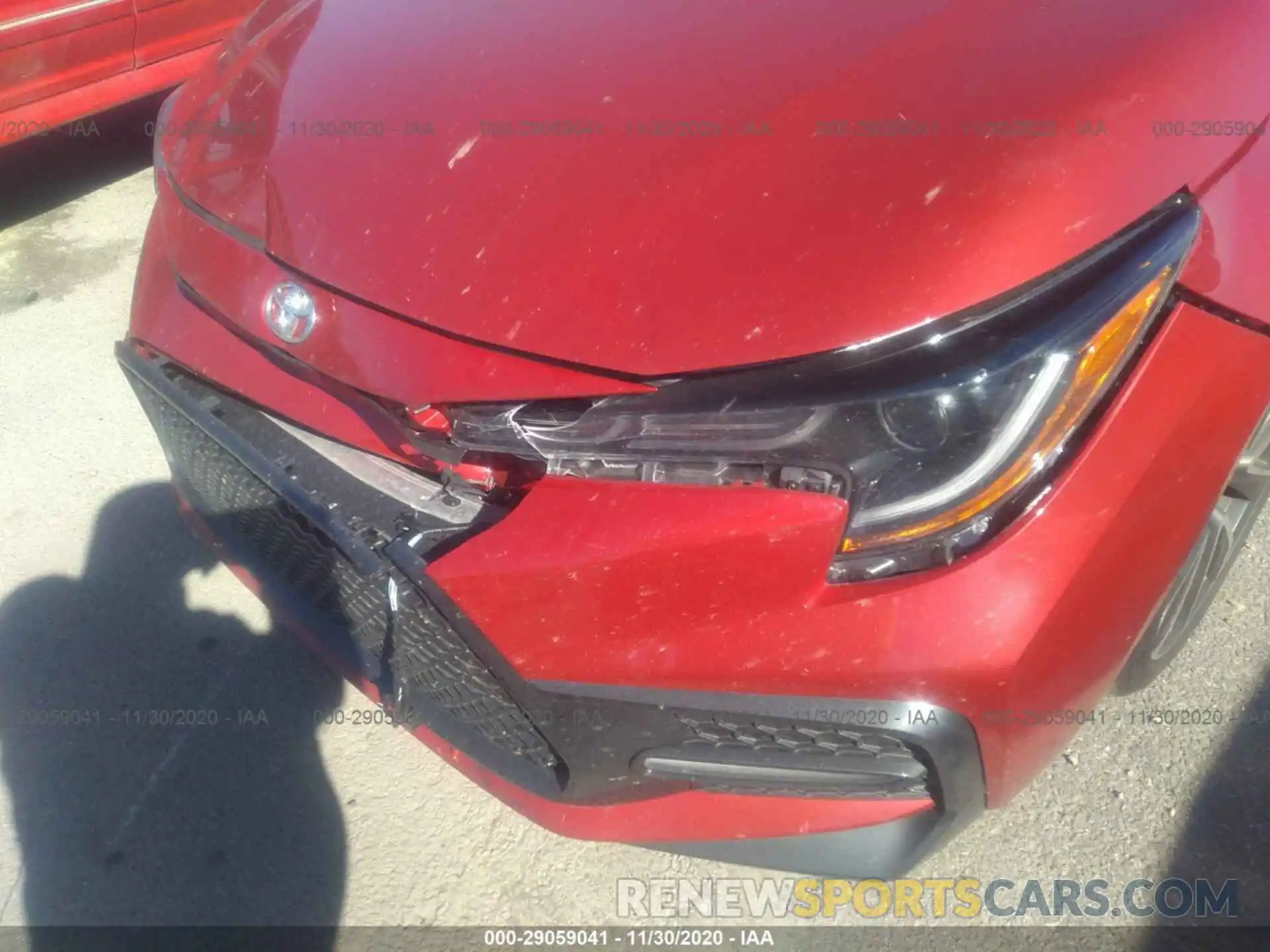 6 Photograph of a damaged car 5YFS4RCE7LP057346 TOYOTA COROLLA 2020