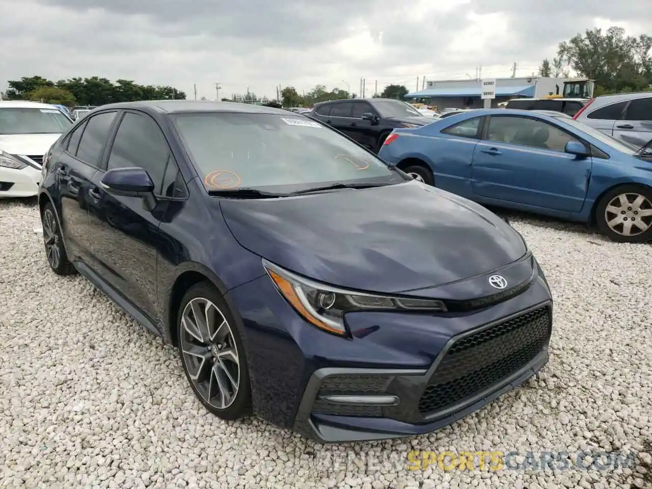 1 Photograph of a damaged car 5YFS4RCE8LP001447 TOYOTA COROLLA 2020